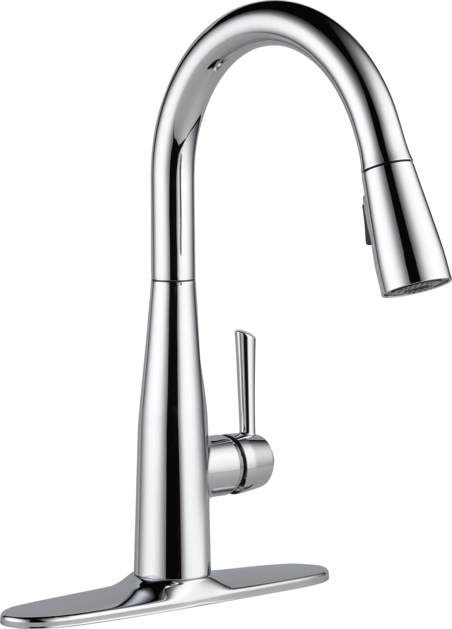 Delta Faucet 9113-DST Essa Single Handle Pull-Down Kitchen Faucet in Chrome 