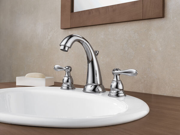 Two Handle Widespread Bathroom Faucet 35996LF-ECO | Delta ...