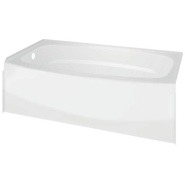 60 X 30 Curved Bathtub Left Drain, How Do You Get Out Of A Bathtub After 60