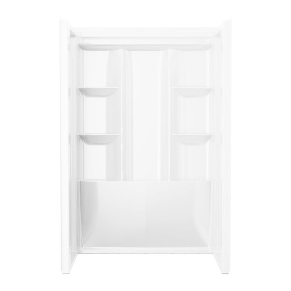 EverEdge Shower Wall 48x34" in High Gloss White B122074834WH Delta