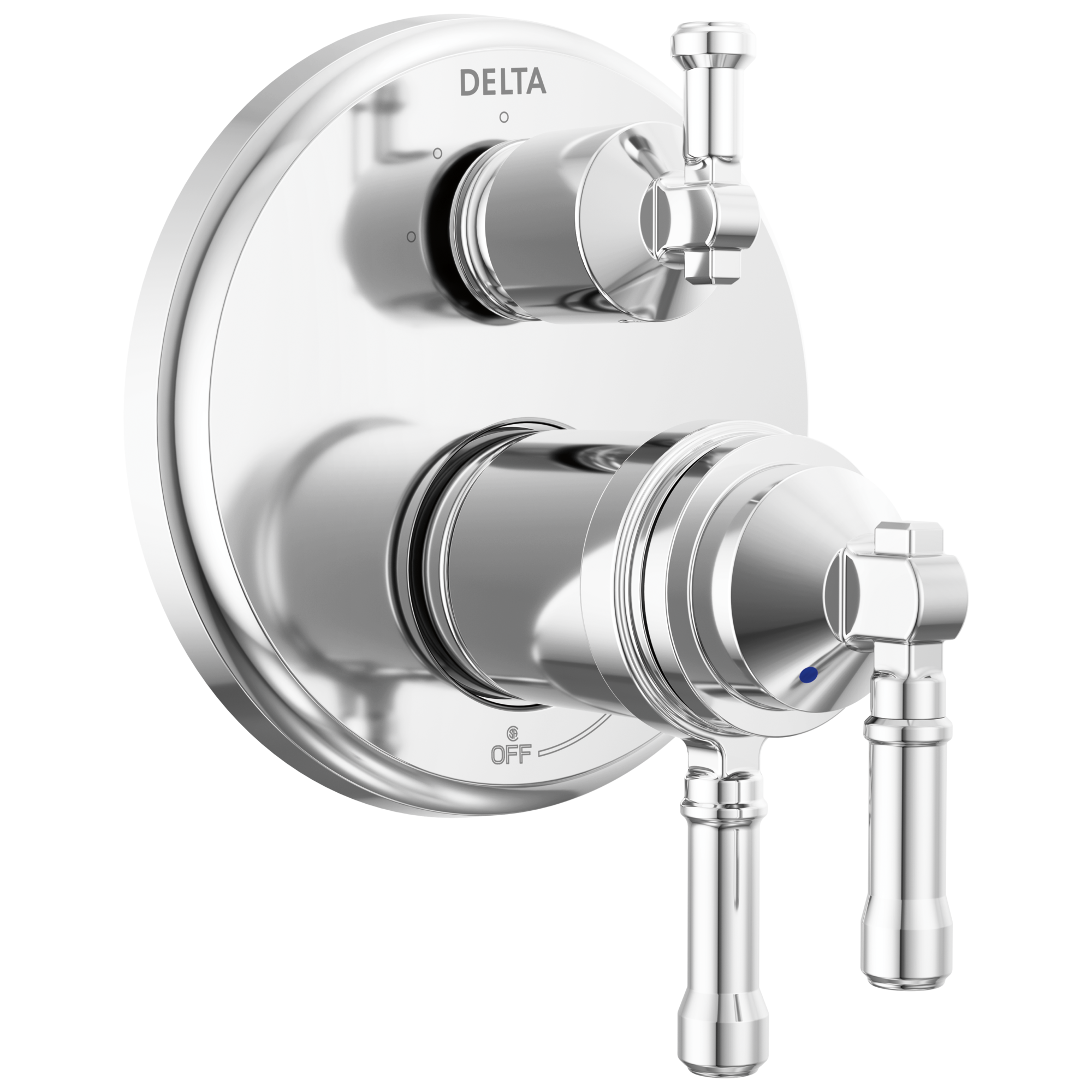 BroderickE 17T Series Integrated Diverter Trim 3-Setting - Lumicoat Chrome