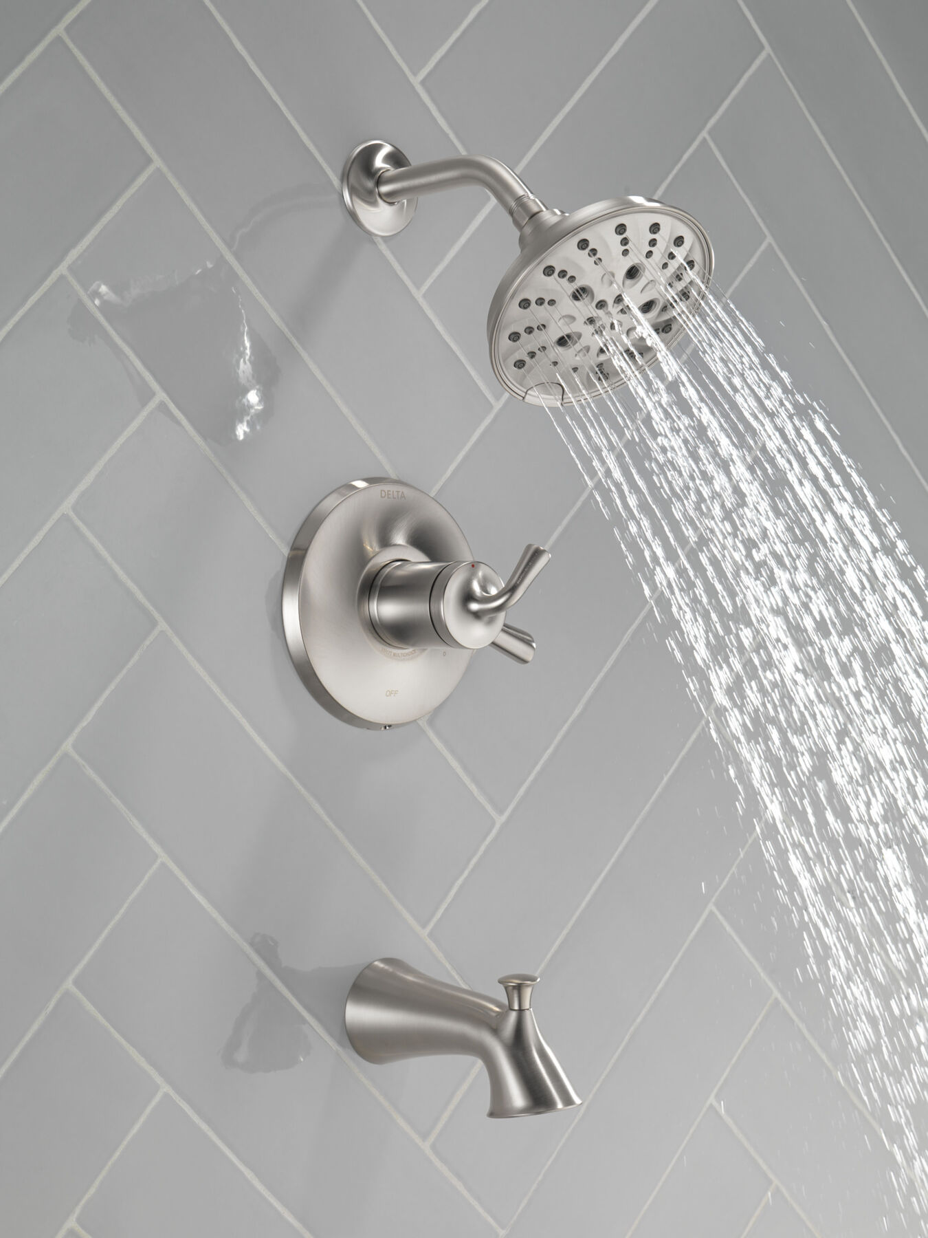 Monitor 17 Series Tub and Shower Trim in Stainless T17433-SS 