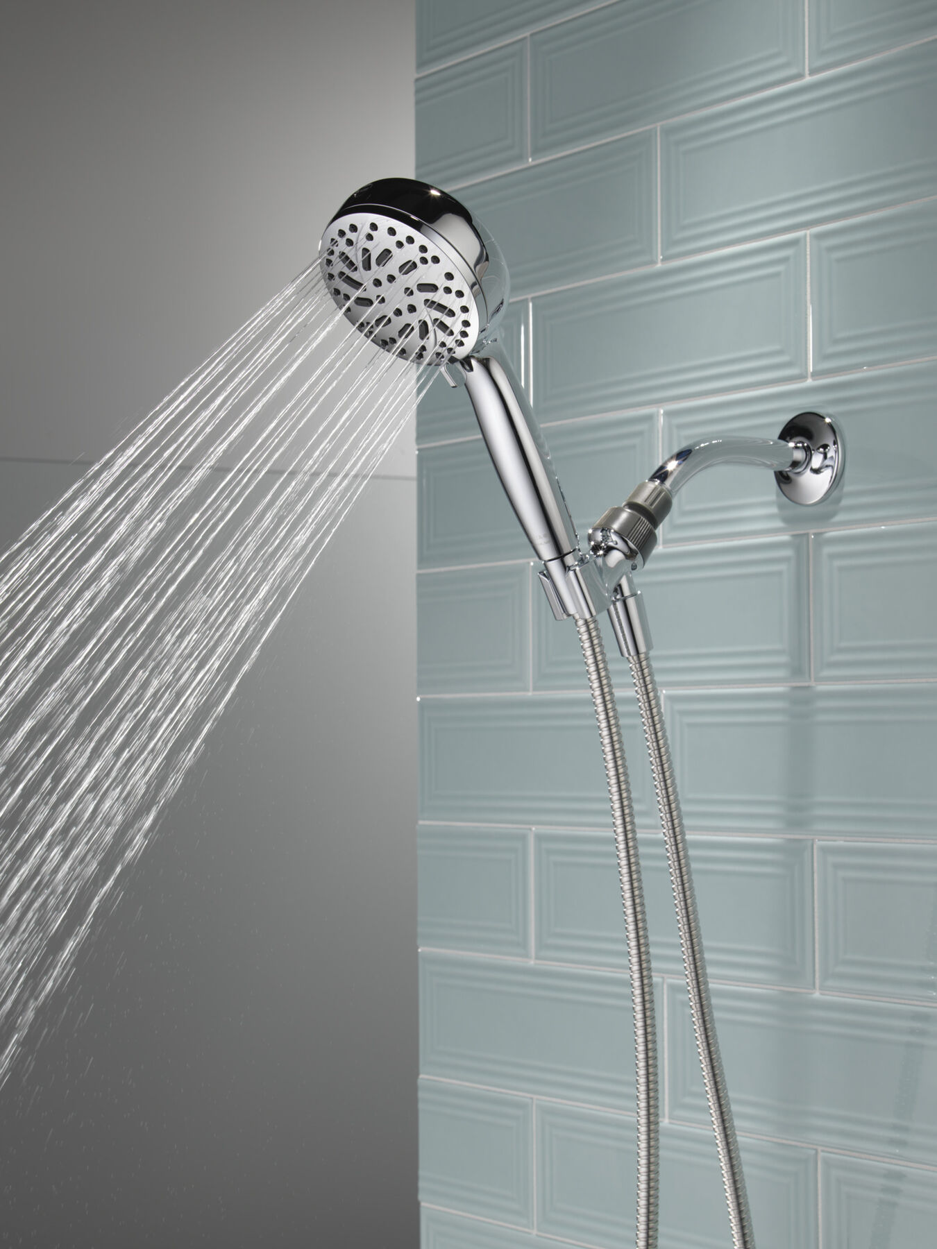 6-Setting Hand Shower with Cleaning Spray in Chrome 75740