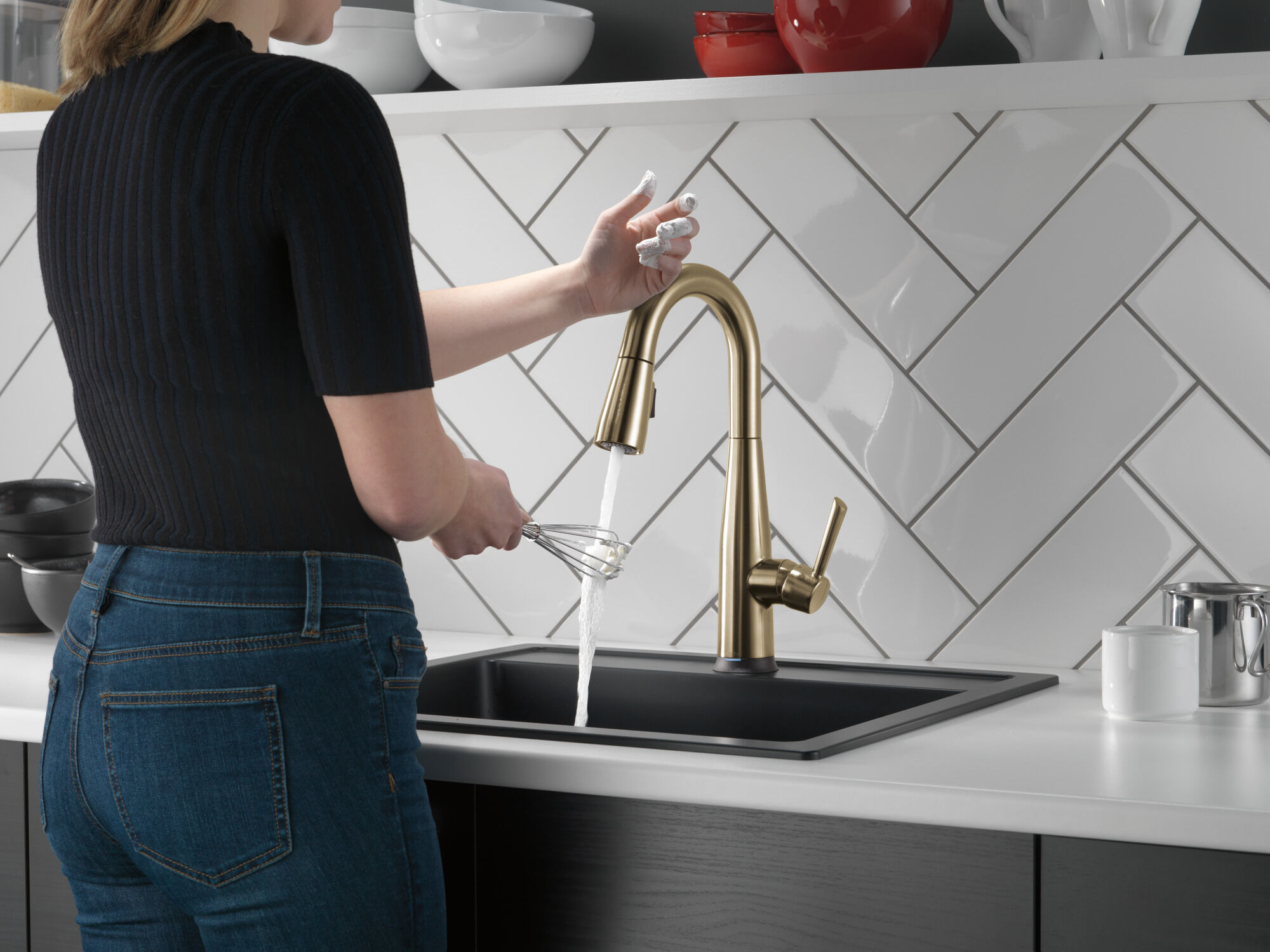 Single Handle Pull-Down Bar/Prep Faucet with Touch2O® Technology