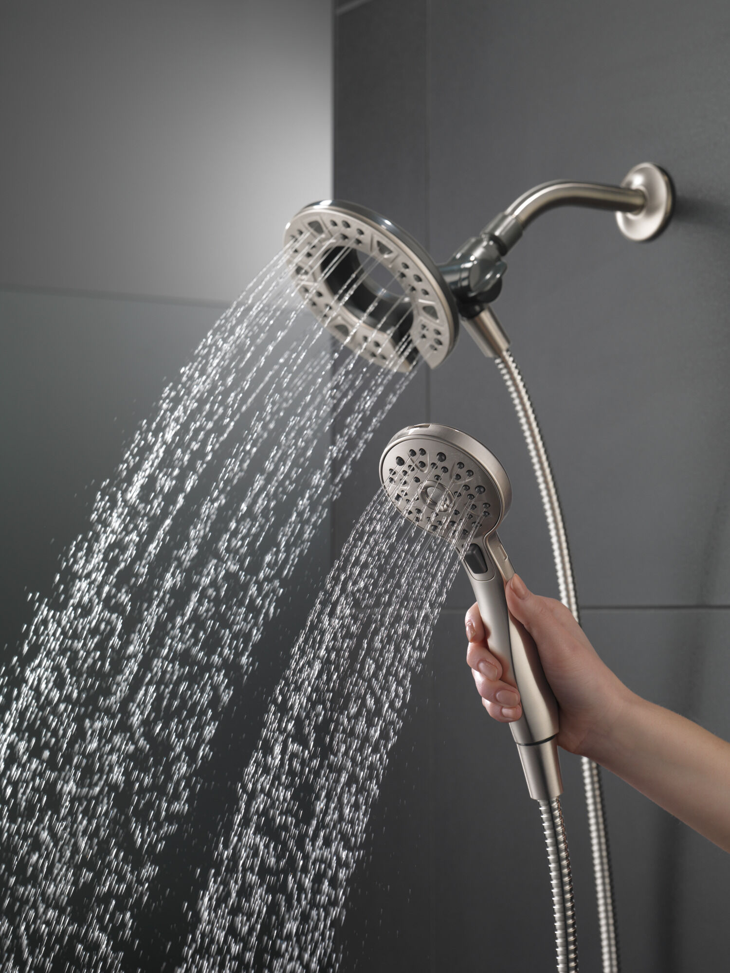 In2ition 1.75GPM HSSH 4-Setting in Spotshield Brushed Nickel