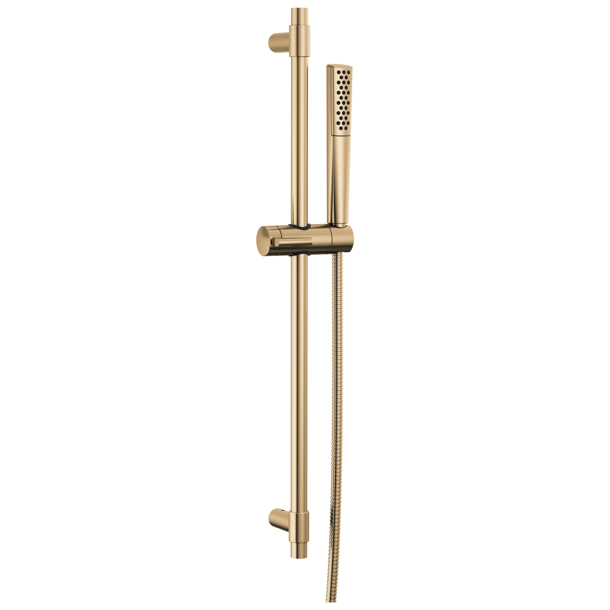 Delta Faucet Universal Showering Components Premium Single-Setting Slide Bar Hand Shower - Lumicoat Champagne Bronze