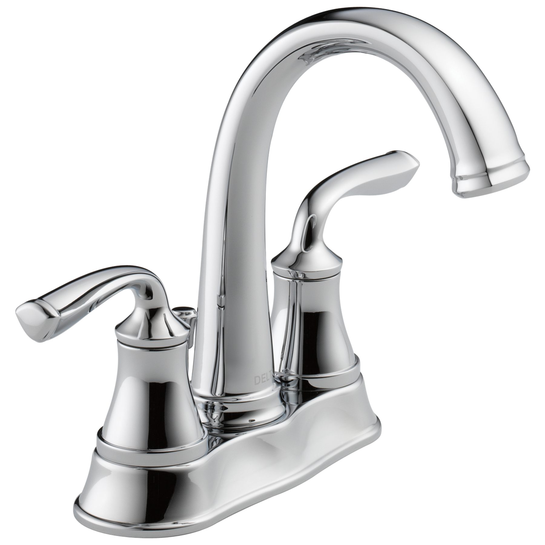 Two Handle Centerset Bathroom Faucet in Chrome 25716LF-ECO | Delta