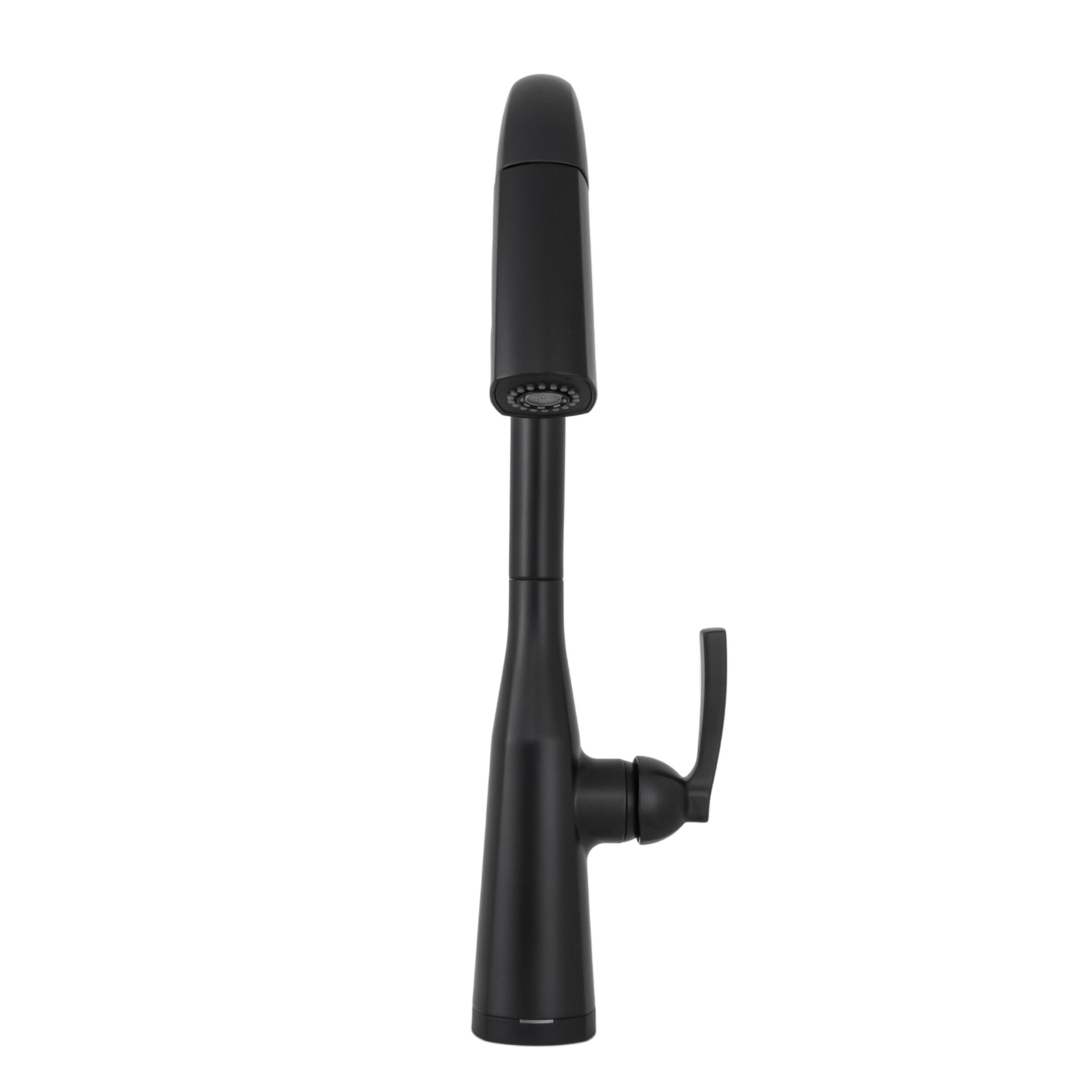 Touch2O® Pull-Down Kitchen 1L w/ Voice in Matte Black 9176TV-BL