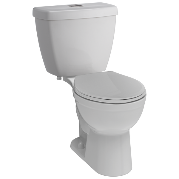 Foundations Dual Flush Round Front Toilet