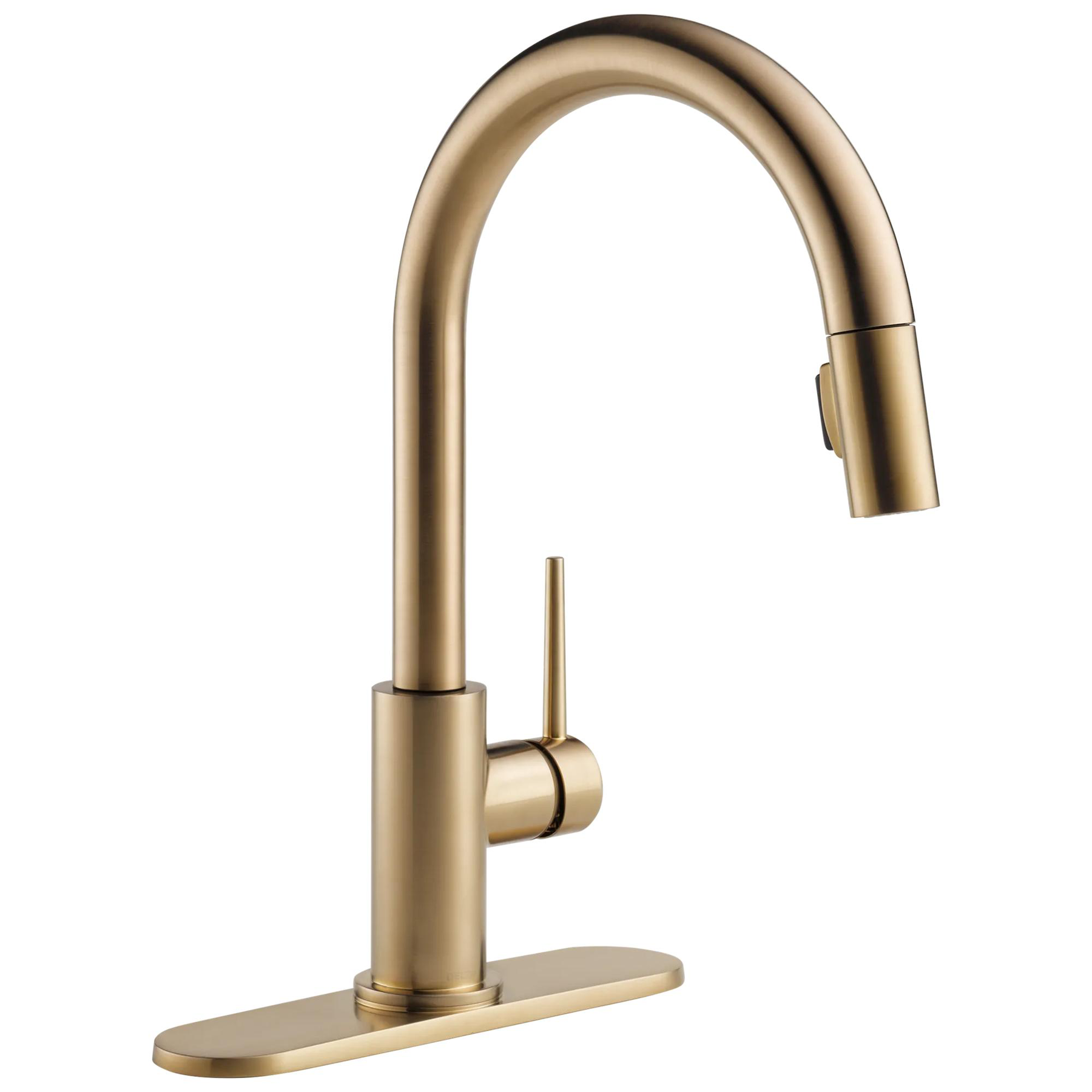Single Handle Pull-Down Kitchen Limited Swivel in Champagne Bronze