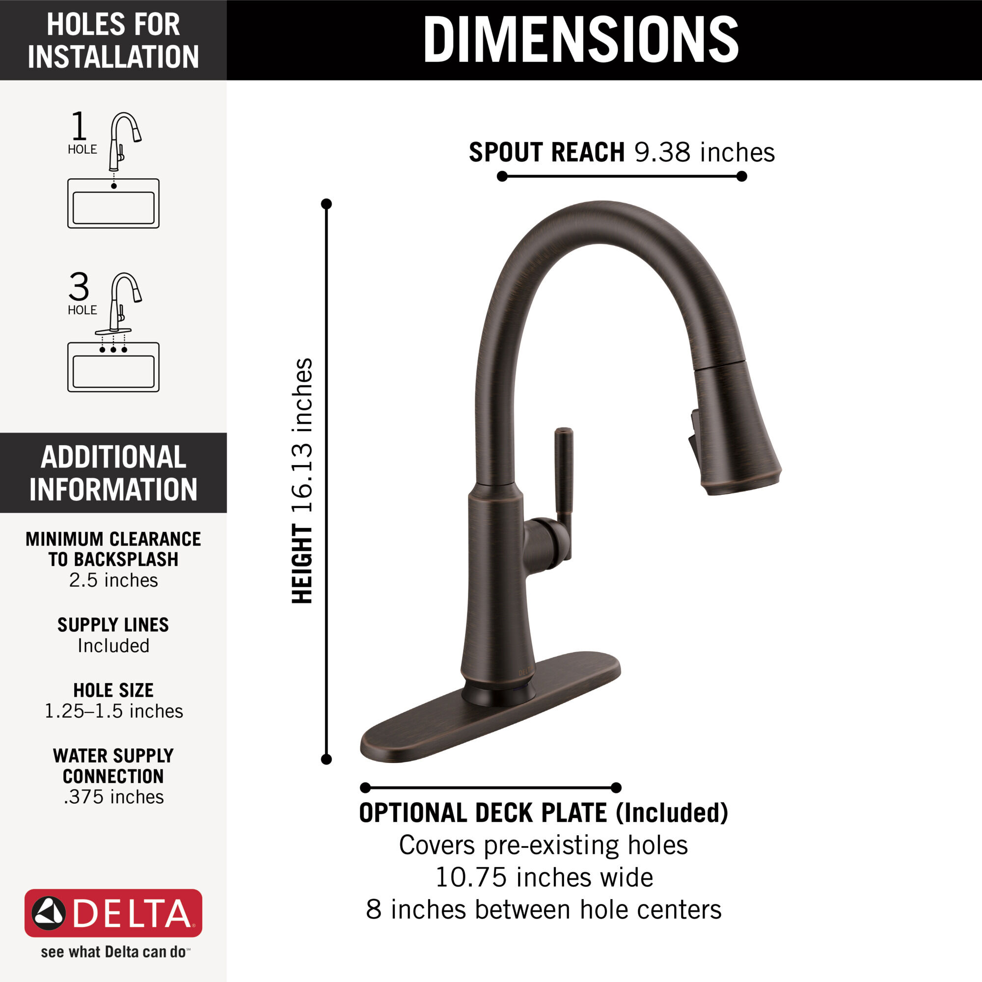 Single Handle Pull-Down Kitchen Faucet with Touch2O® Technology in