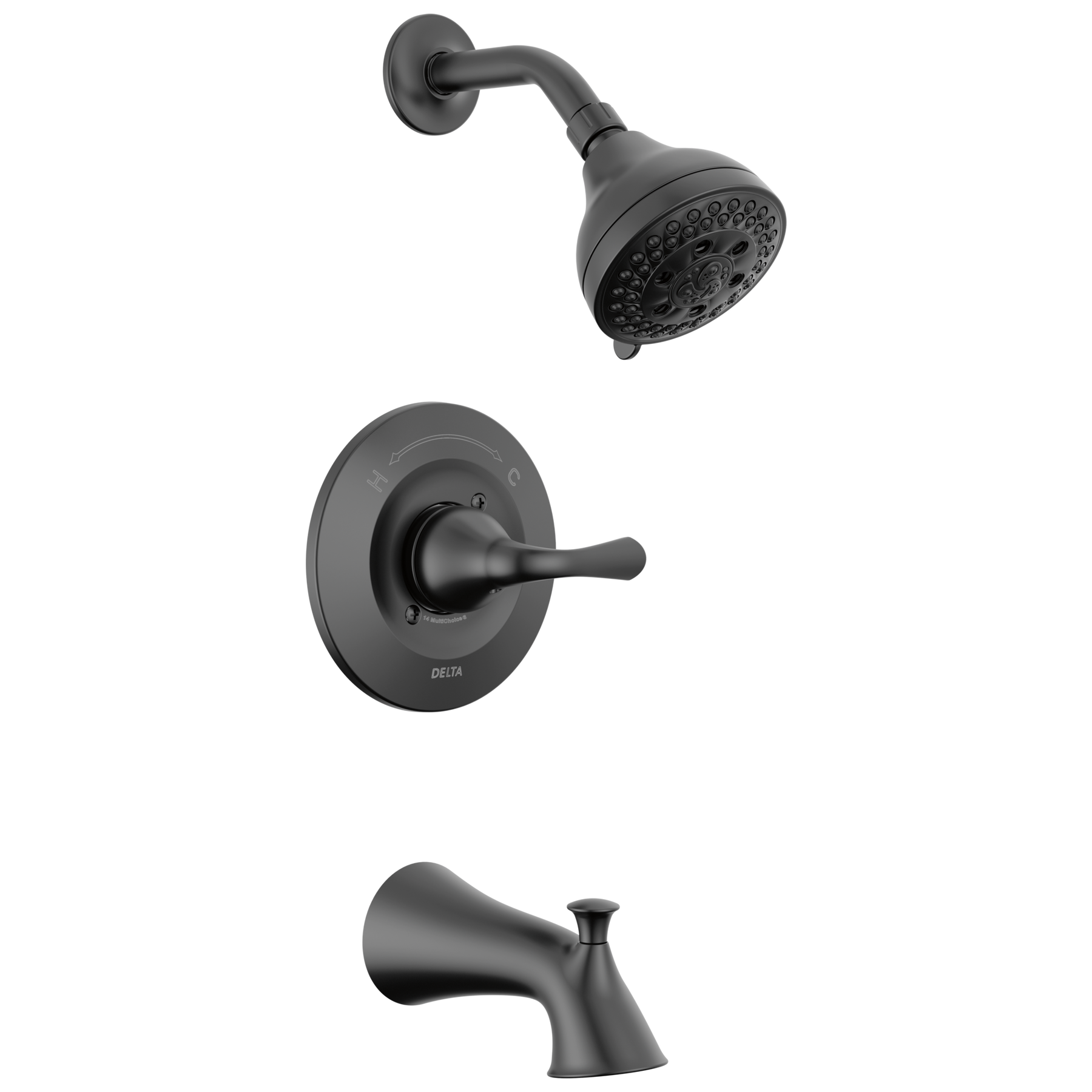 ▼order⑥ Monitor® 14 Series Tub and Shower (Recertified) in Matte Black