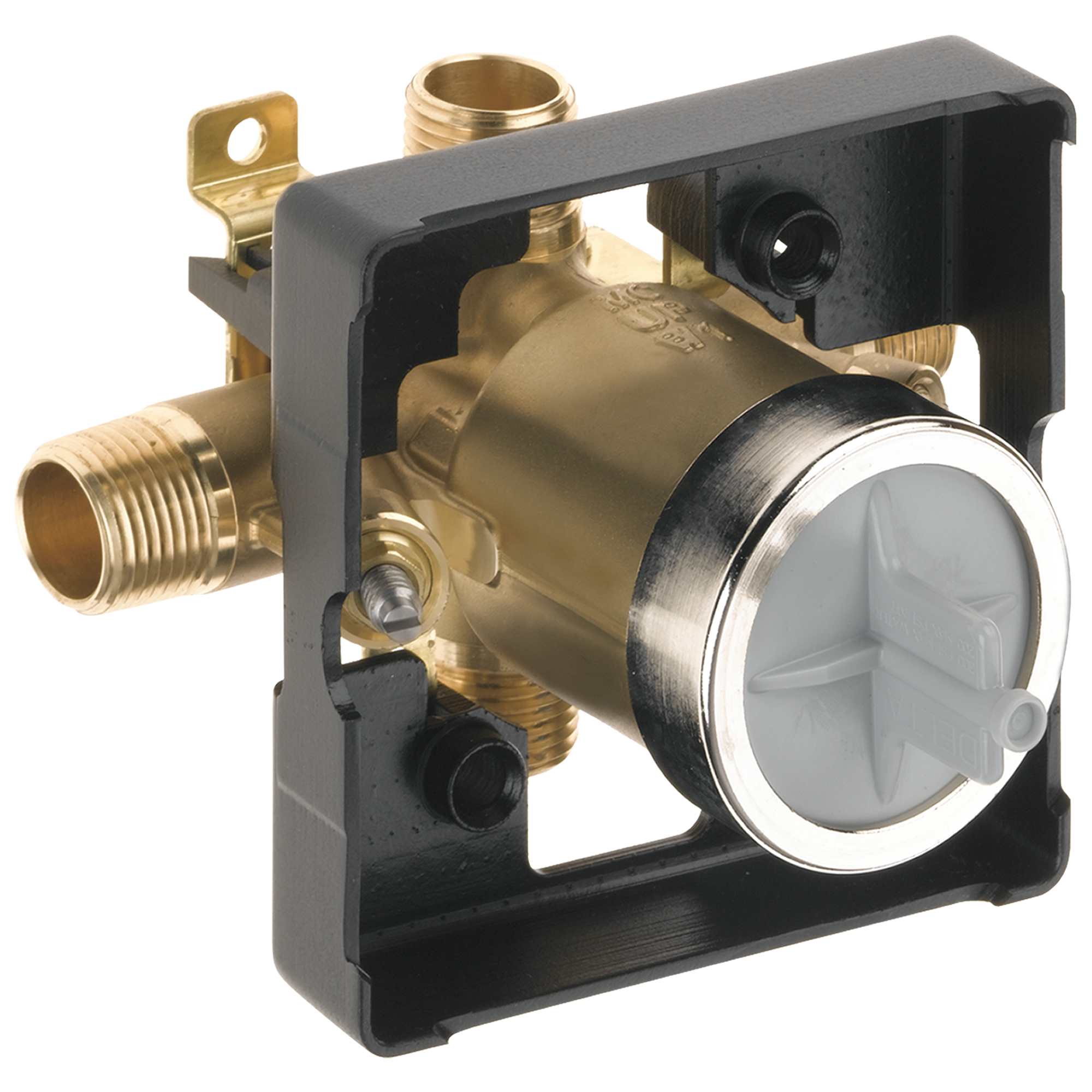 Delta Faucet MultiChoice Universal Tub/Shower Rough-In with Stops - Universal Inlets/Outlets