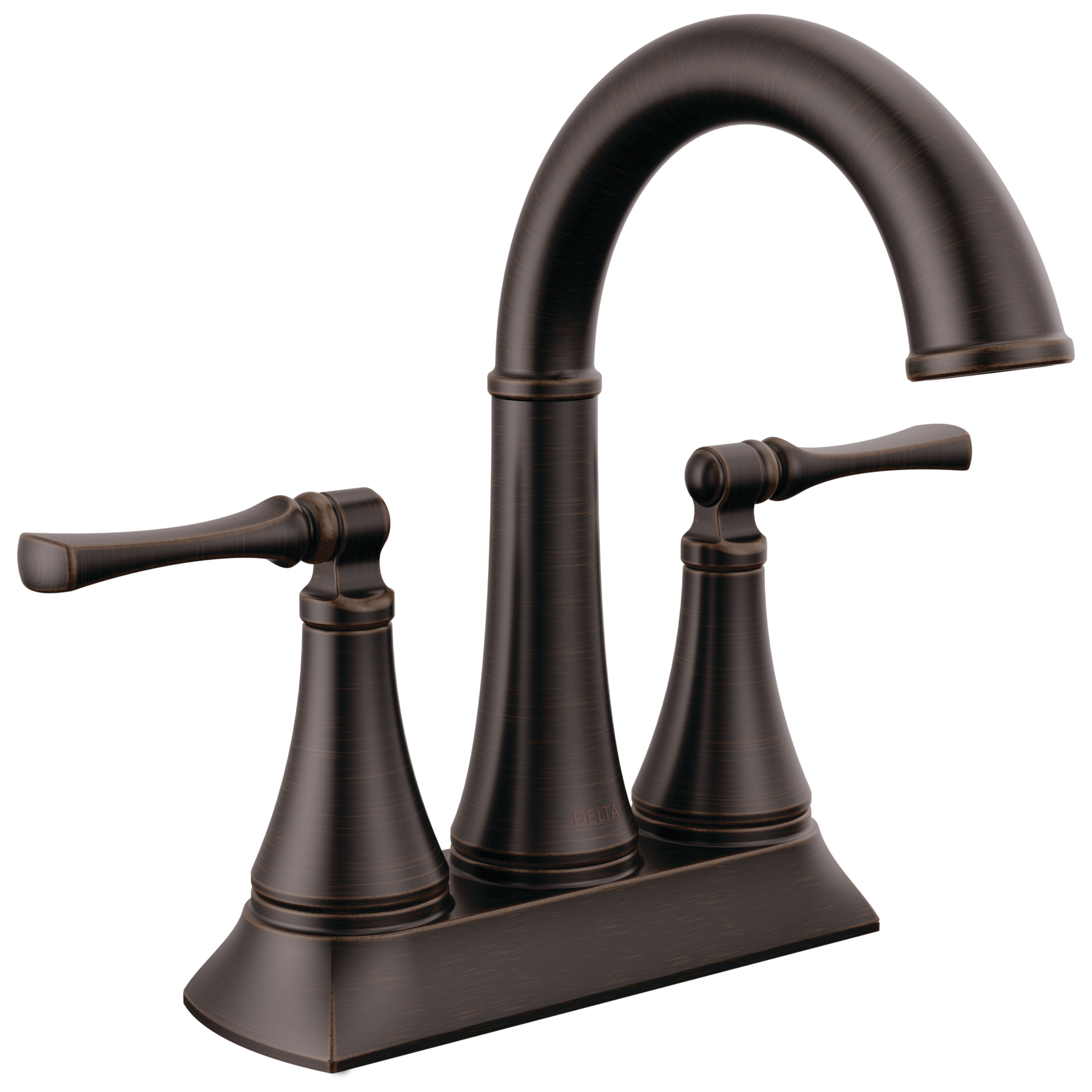 Two Handle Centerset Bathroom Faucet In