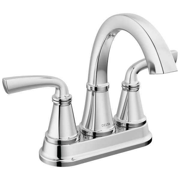 Two Handle Centerset Bath Faucet in Chrome 25864LF | Delta Faucet