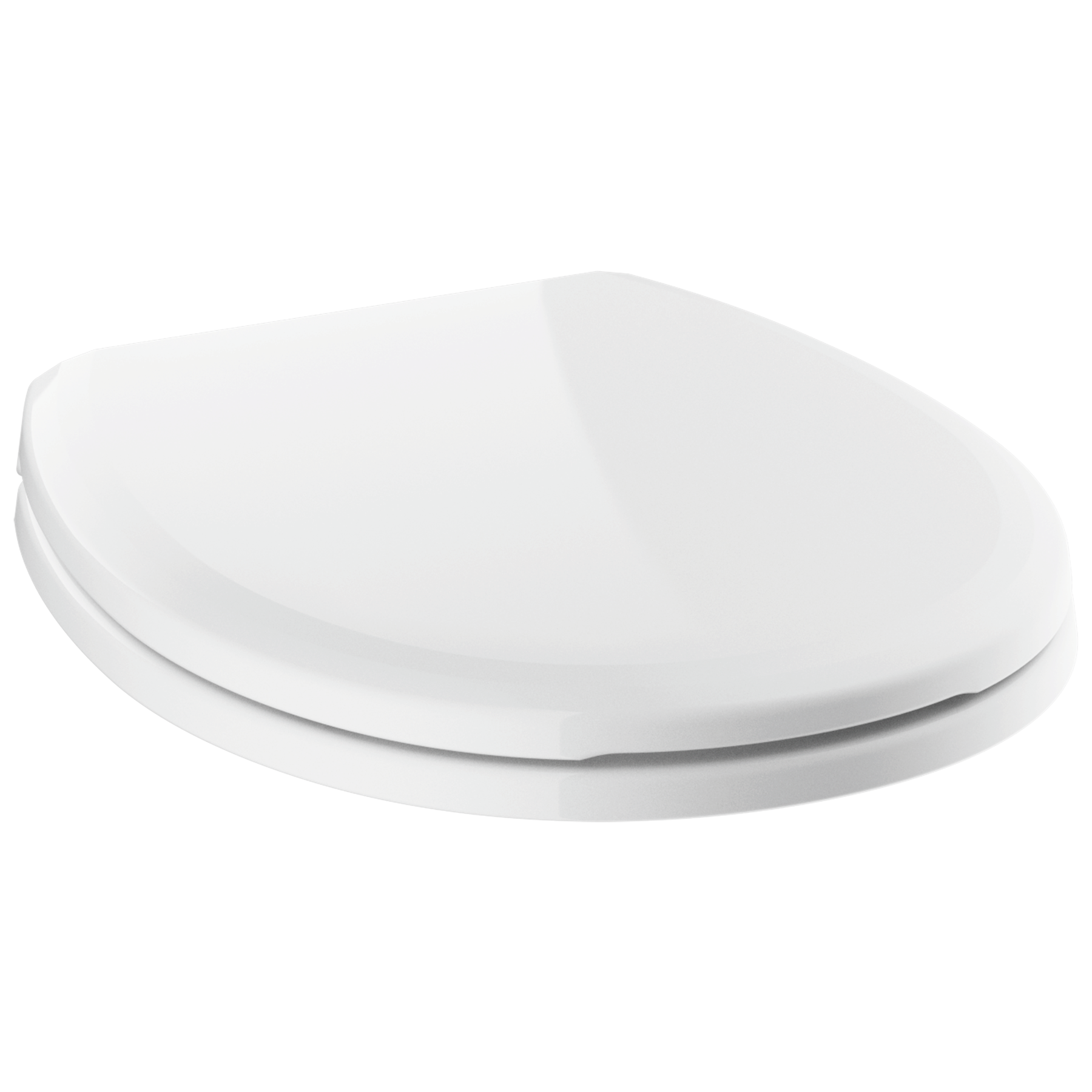 Round Front Slow-Close Toilet Seat in White 801902-WH | Delta Faucet