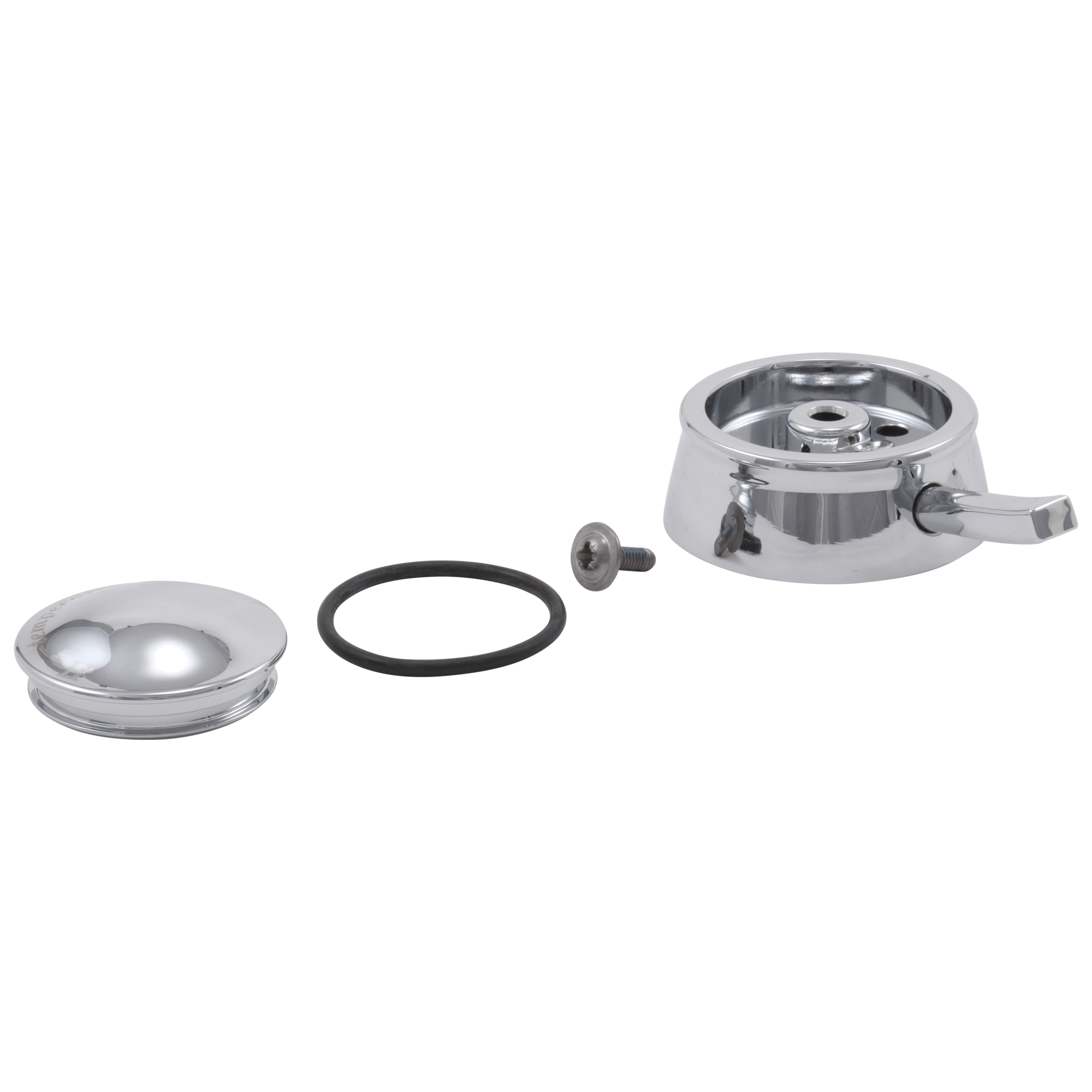 Delta Faucet DrydenE Temperature Knob, Cover & Screw - Chrome