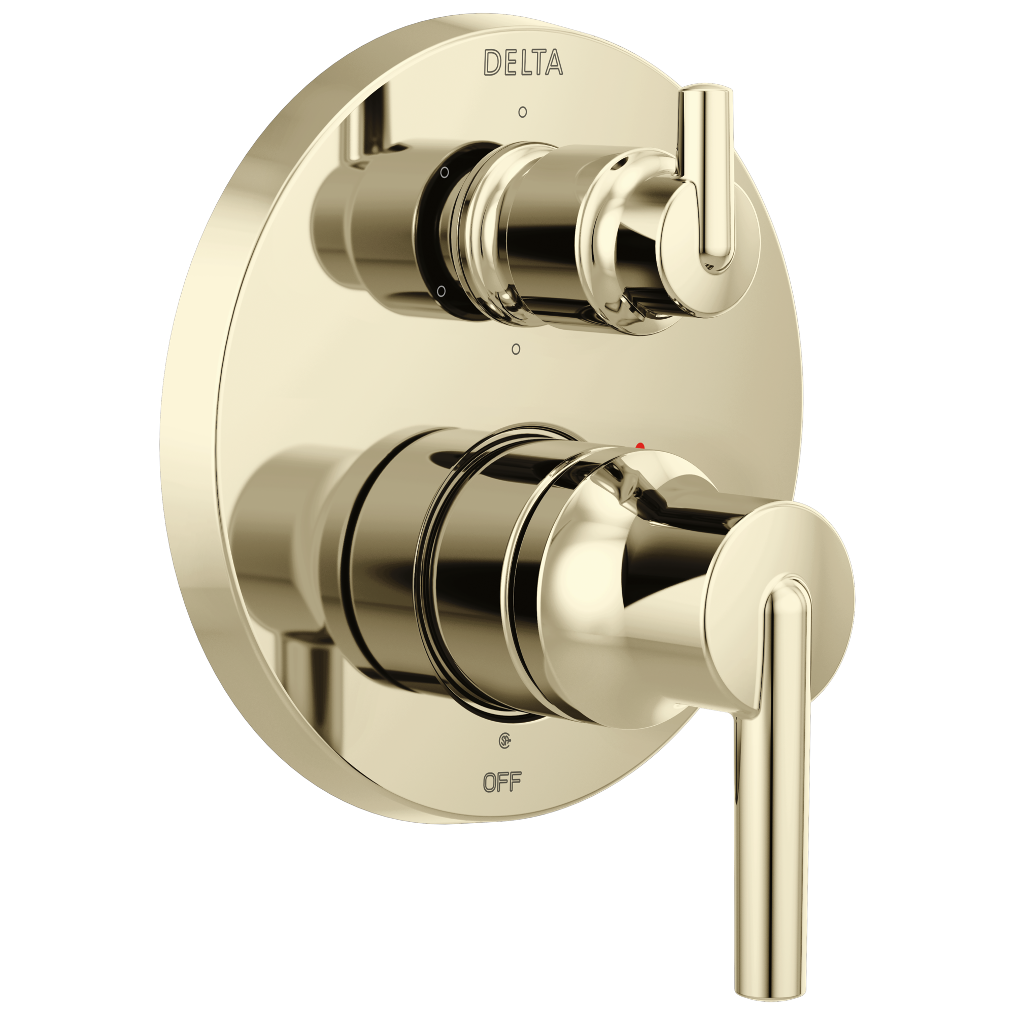 Delta Faucet Trinsic Diverter Trim 6-Setting - Polished Nickel