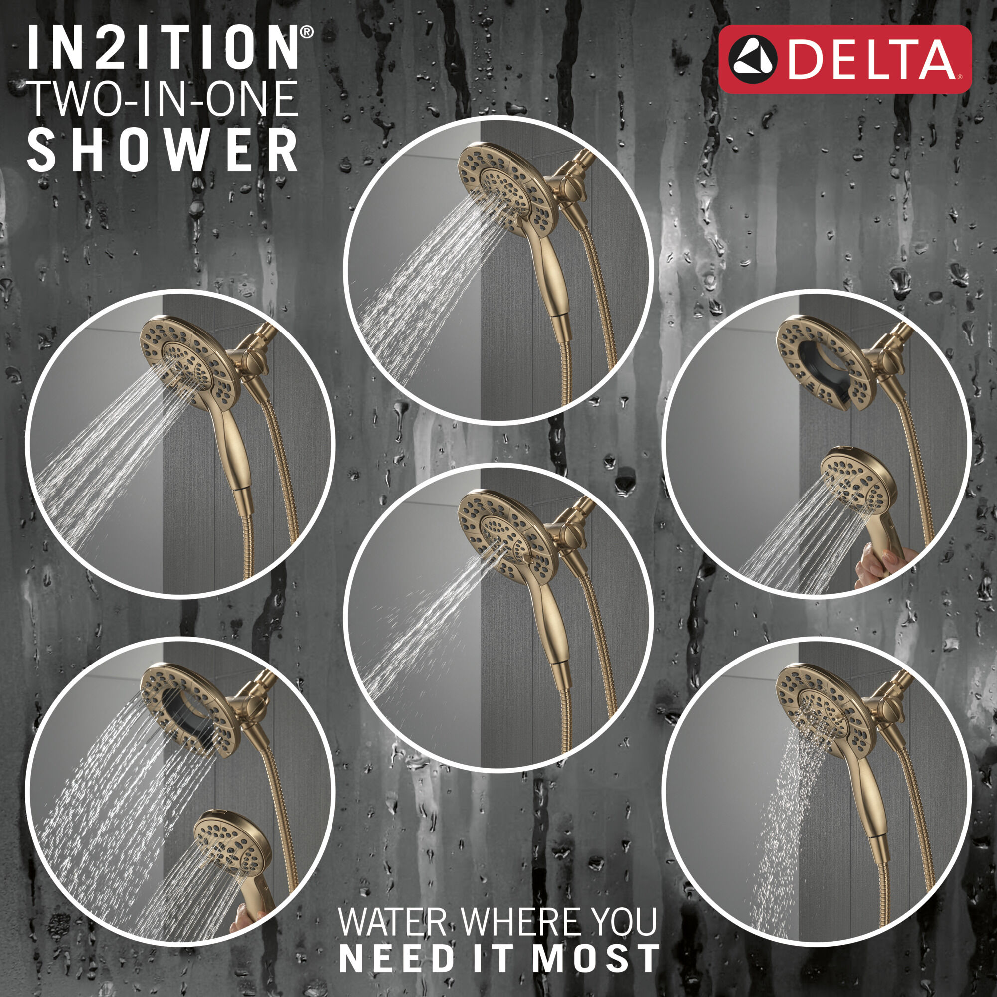 Monitor® 14 Series Tub and Shower Trim Only with In2ition® Hand