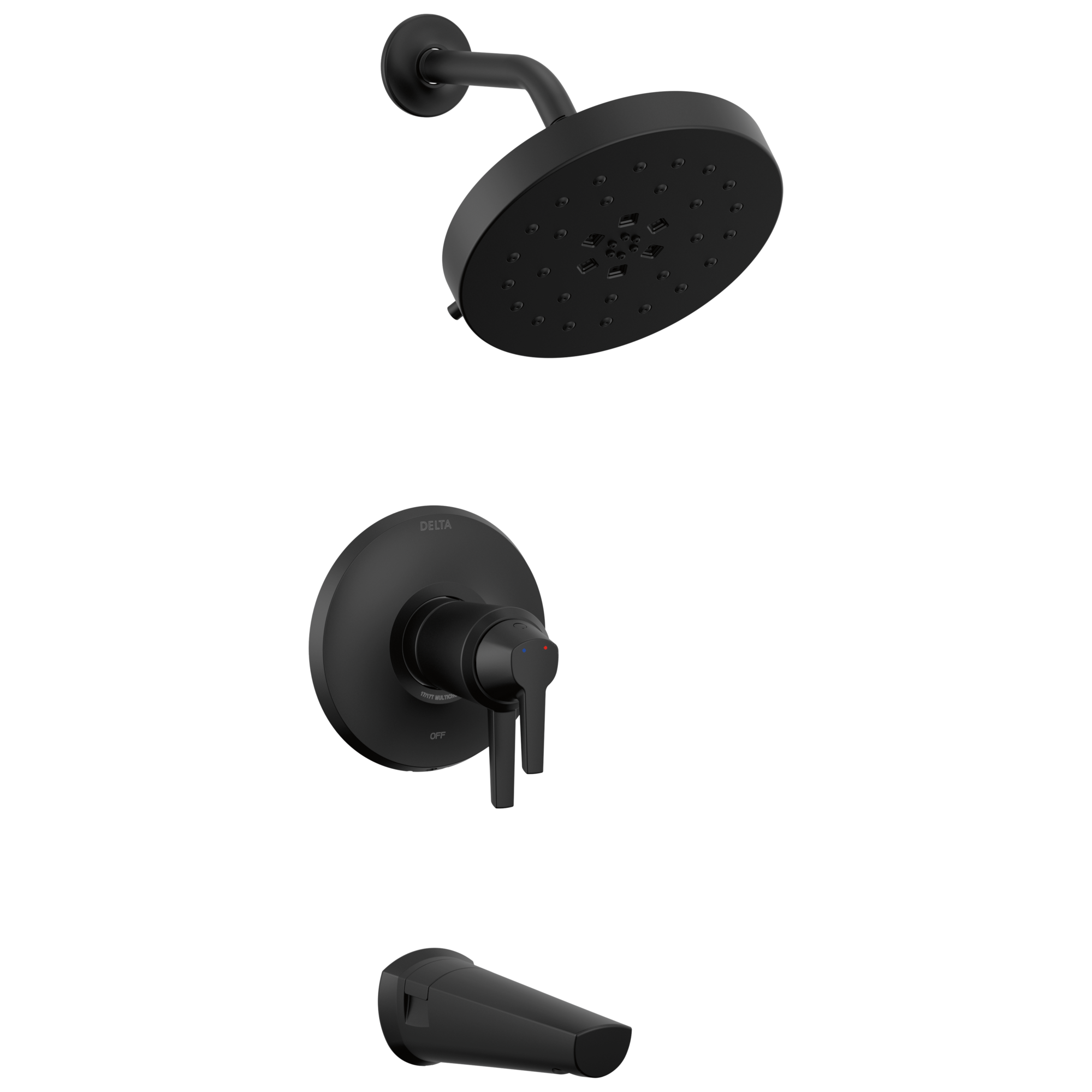 Delta Faucet Galeone 17T S Tub Shower Trim with Ultrasoak - Matte Black