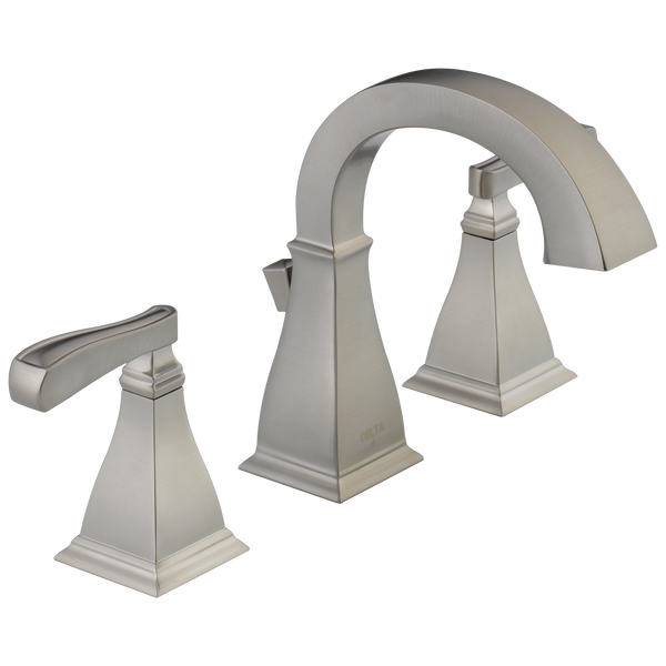 Two Handle Widespread Bathroom Faucet in Spotshield Brushed Nickel