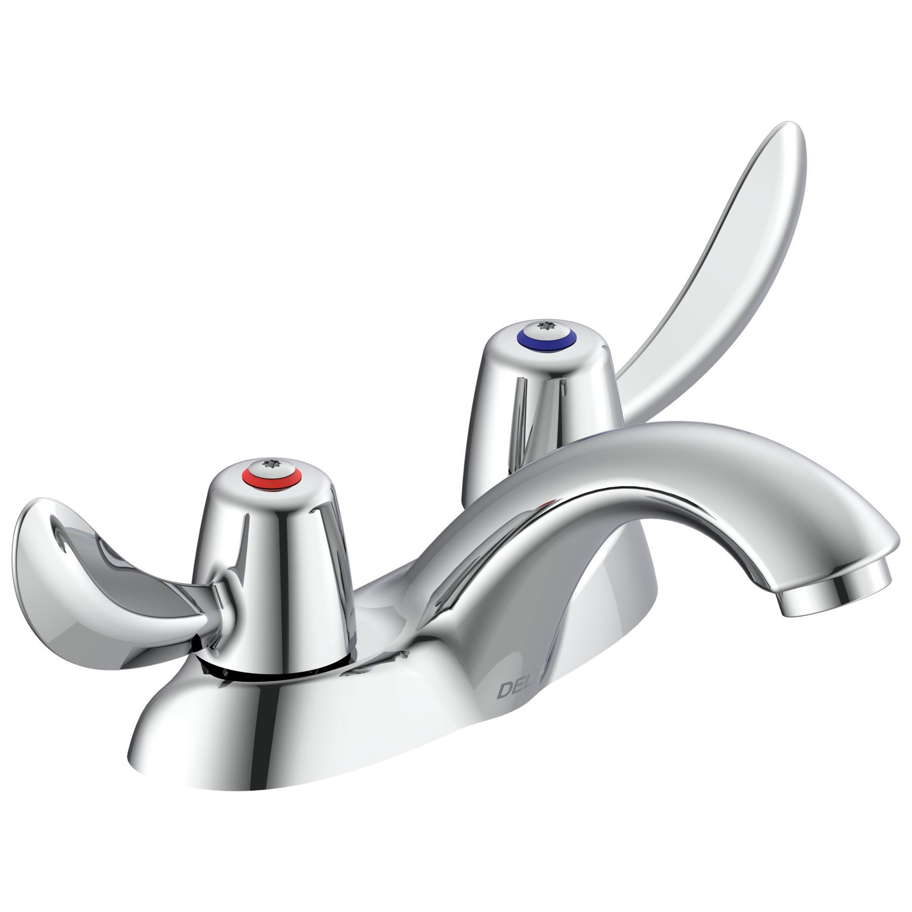 Two Handle Centerset Lavatory Faucet - Less Pop-Up in Chrome