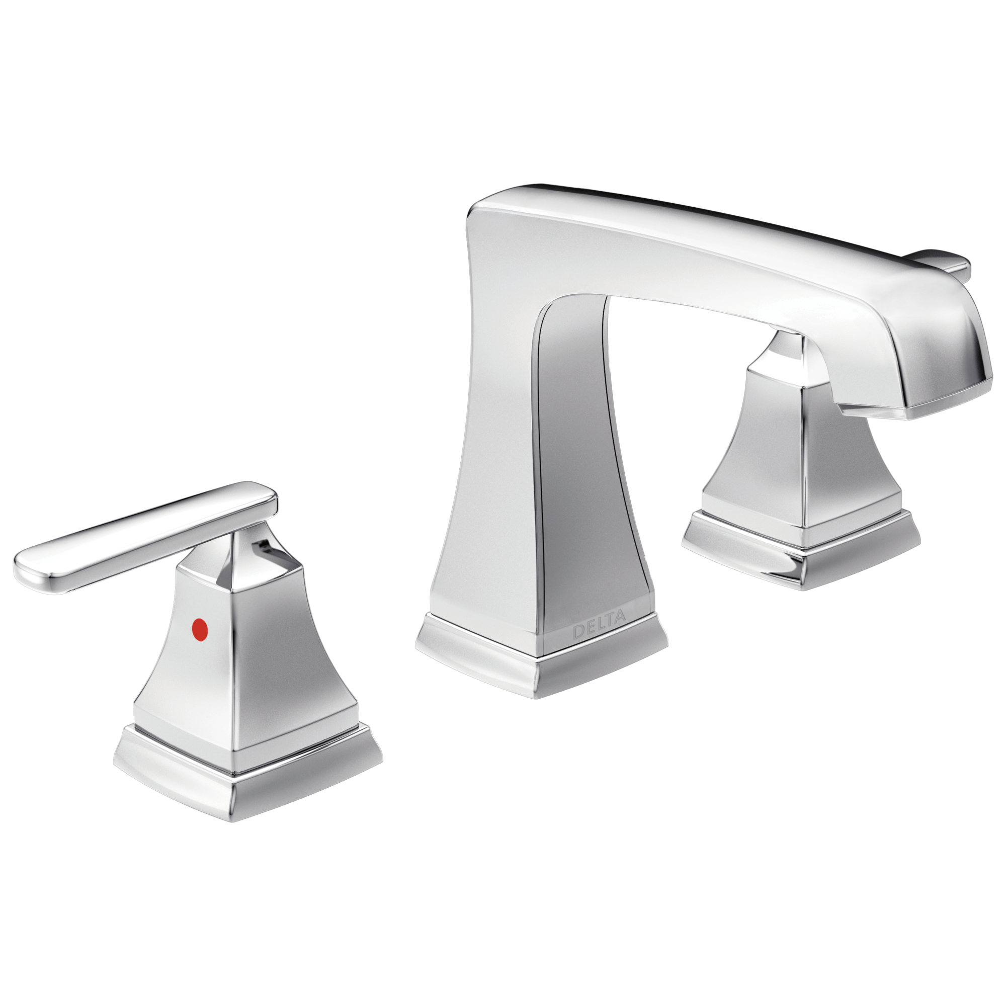 Delta Faucet Ashlyn Two Handle Widespread Bathroom Faucet with EZ Anchor - Chrome