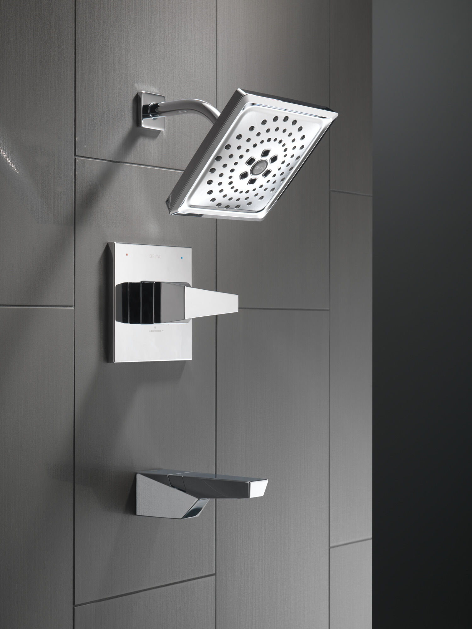 14 Series H2Okinetic Tub Shower Trim in Lumicoat® Chrome T14443-PR