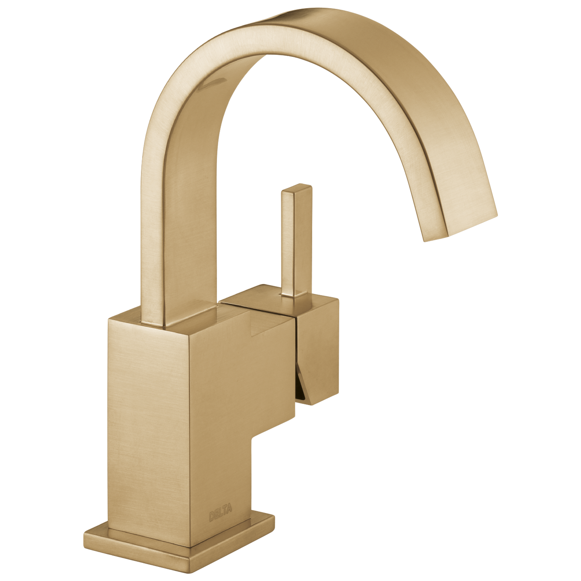 Champagne Bronze Delta Faucet 554LF-CZ Victorian Single Handle Centerset Lavatory Faucet
