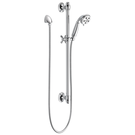 H2Okinetic® 3-Setting Slide Bar Hand Shower (Recertified) in Chrome ...