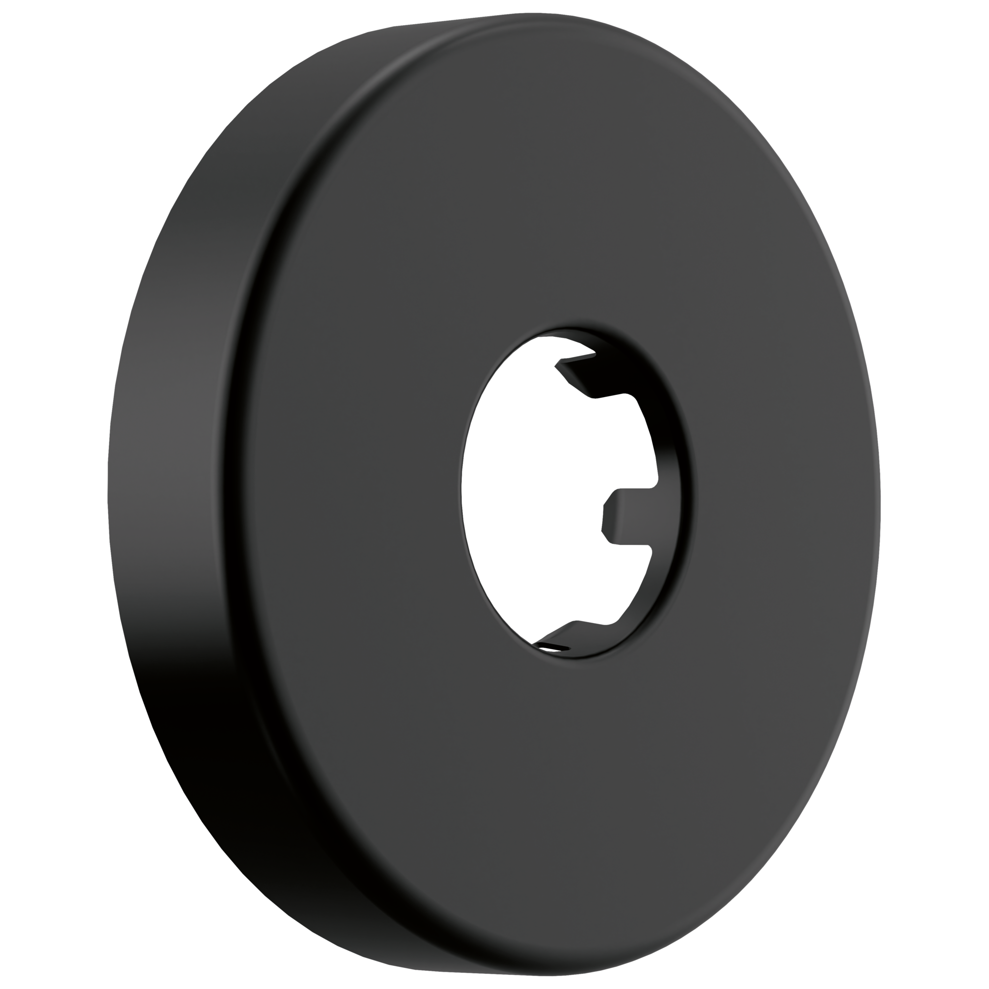 Delta Faucet Modern Shower Arm Escutcheon - Matte Black