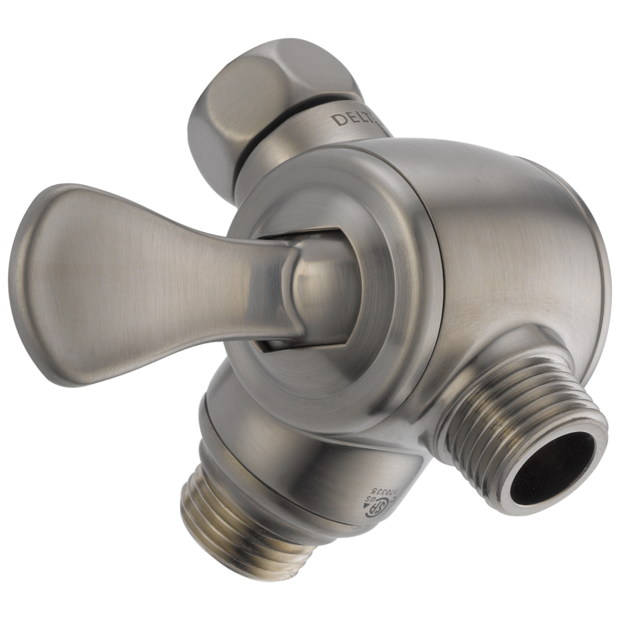 Delta Faucet Universal Showering Components 3-Way Shower Arm Diverter for Hand Shower - Stainless