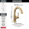 Single Handle High-Arc Bathroom Faucet