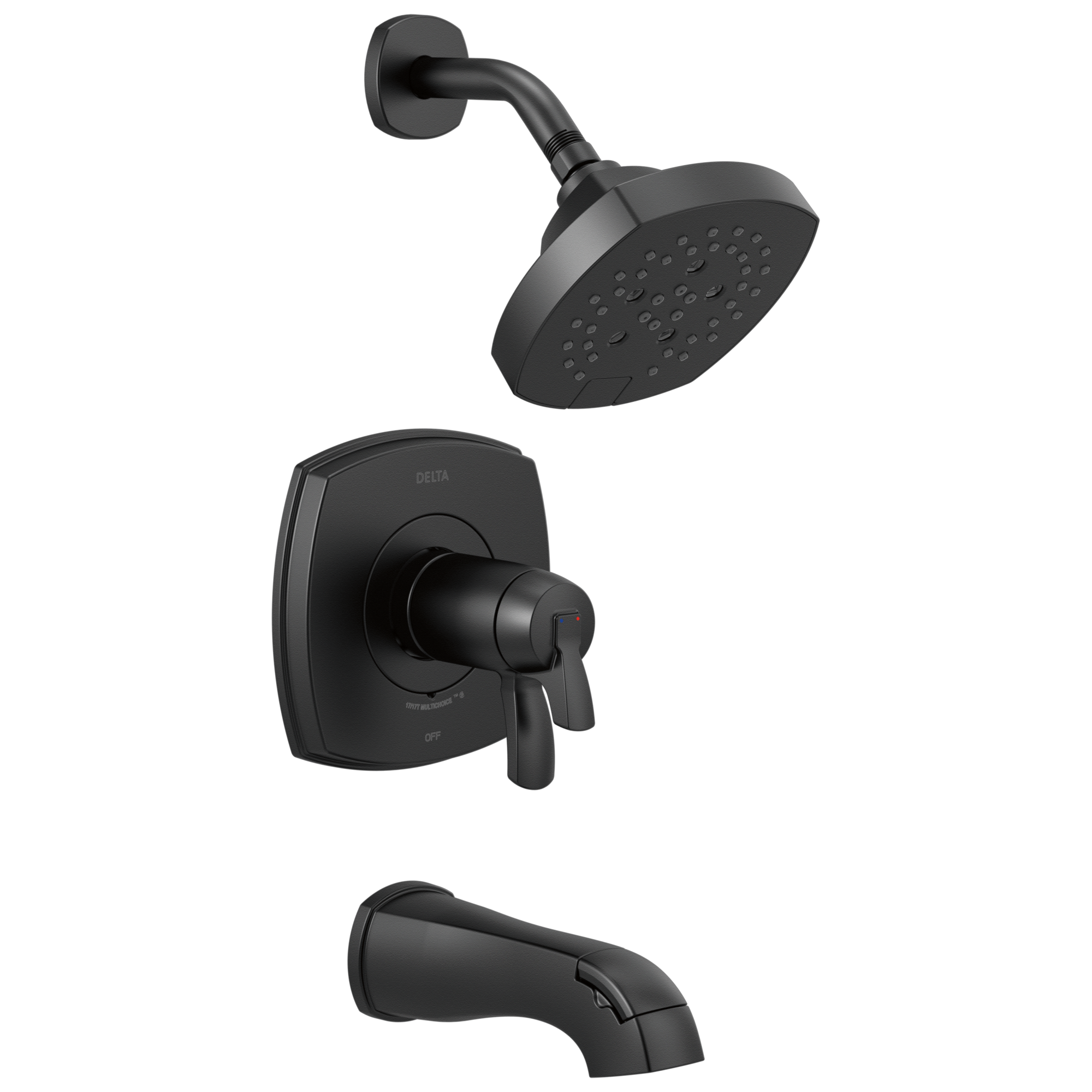 Delta Faucet Stryke 17 Thermostatic Tub and Shower Only - Matte Black
