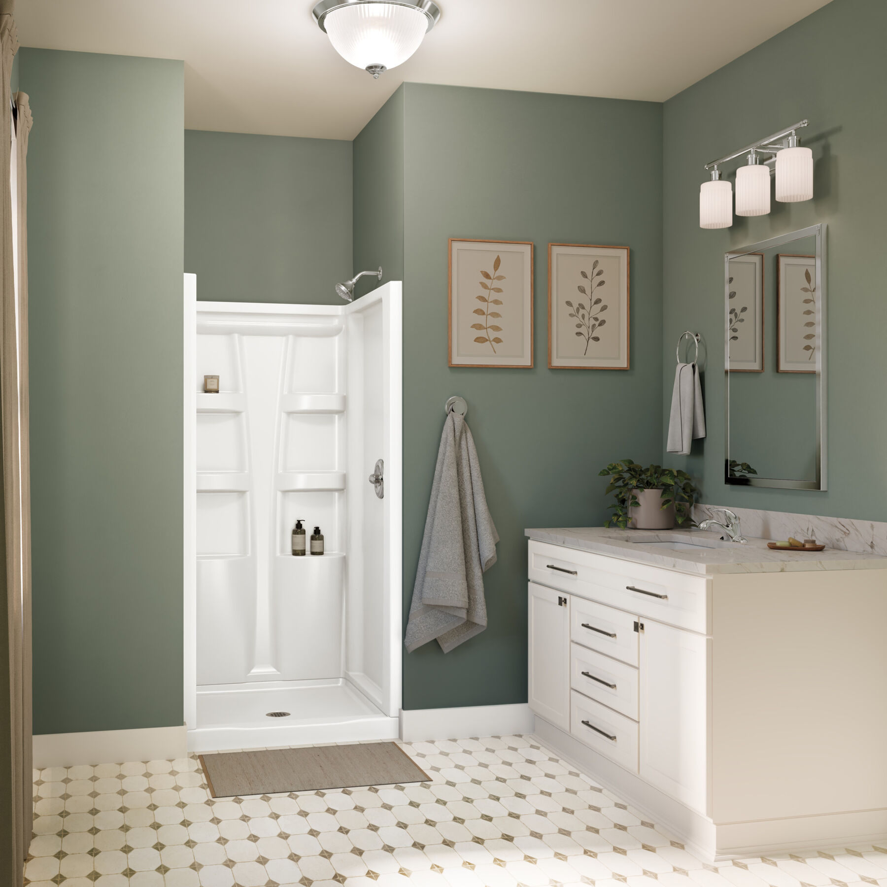 ProCrylic 36 in. Shower Surround, image 3