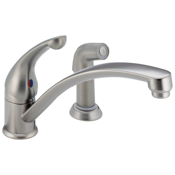 Single Handle Kitchen Faucet in Stainless 441SSWF Delta Faucet