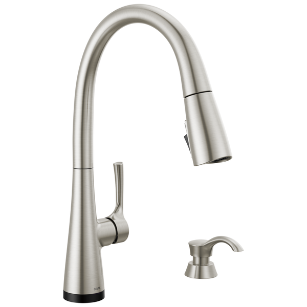 Delta Faucet Single Handle Pull-Down Kitchen Faucet With ShieldSpray®