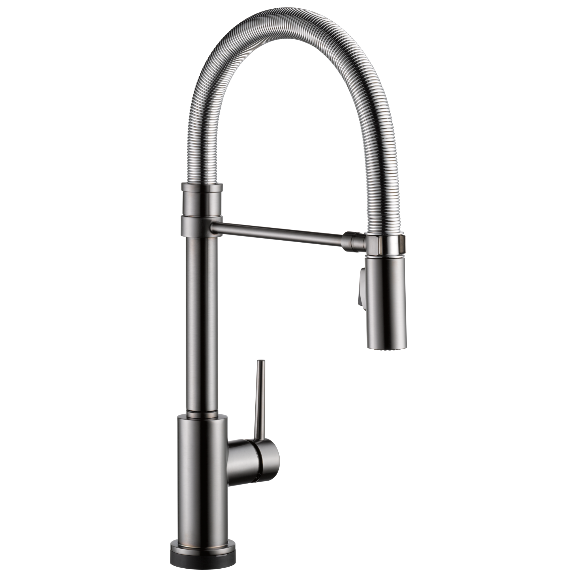 Delta Faucet Trinsic Touch2O Kitchen Faucet with Touchless Technology - Black Stainless