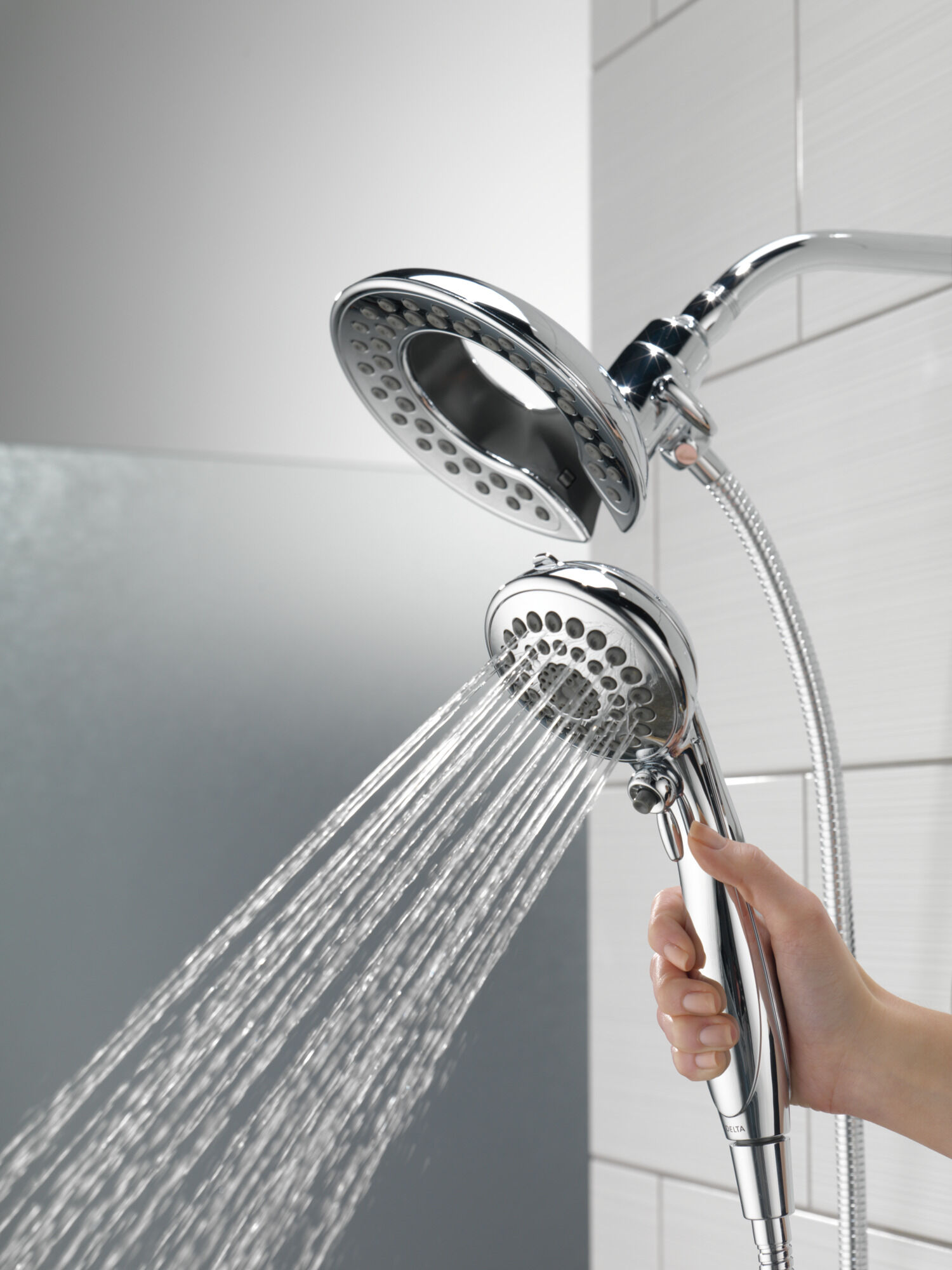 In2ition® 5-Setting Two-In-One Shower in Lumicoat® Chrome 58569-PR