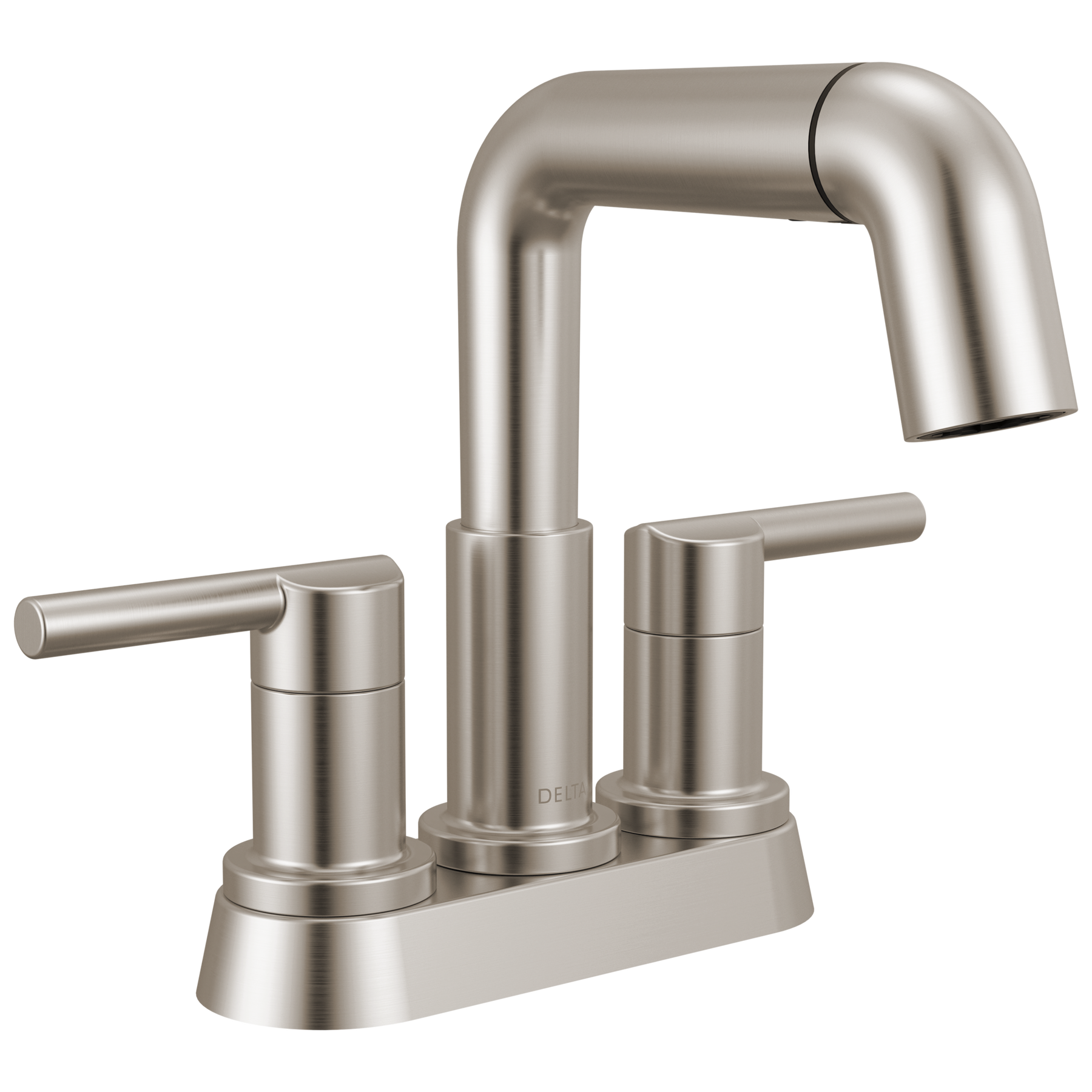 Two Handle Centerset Pull-Down Bathroom Faucet in Stainless