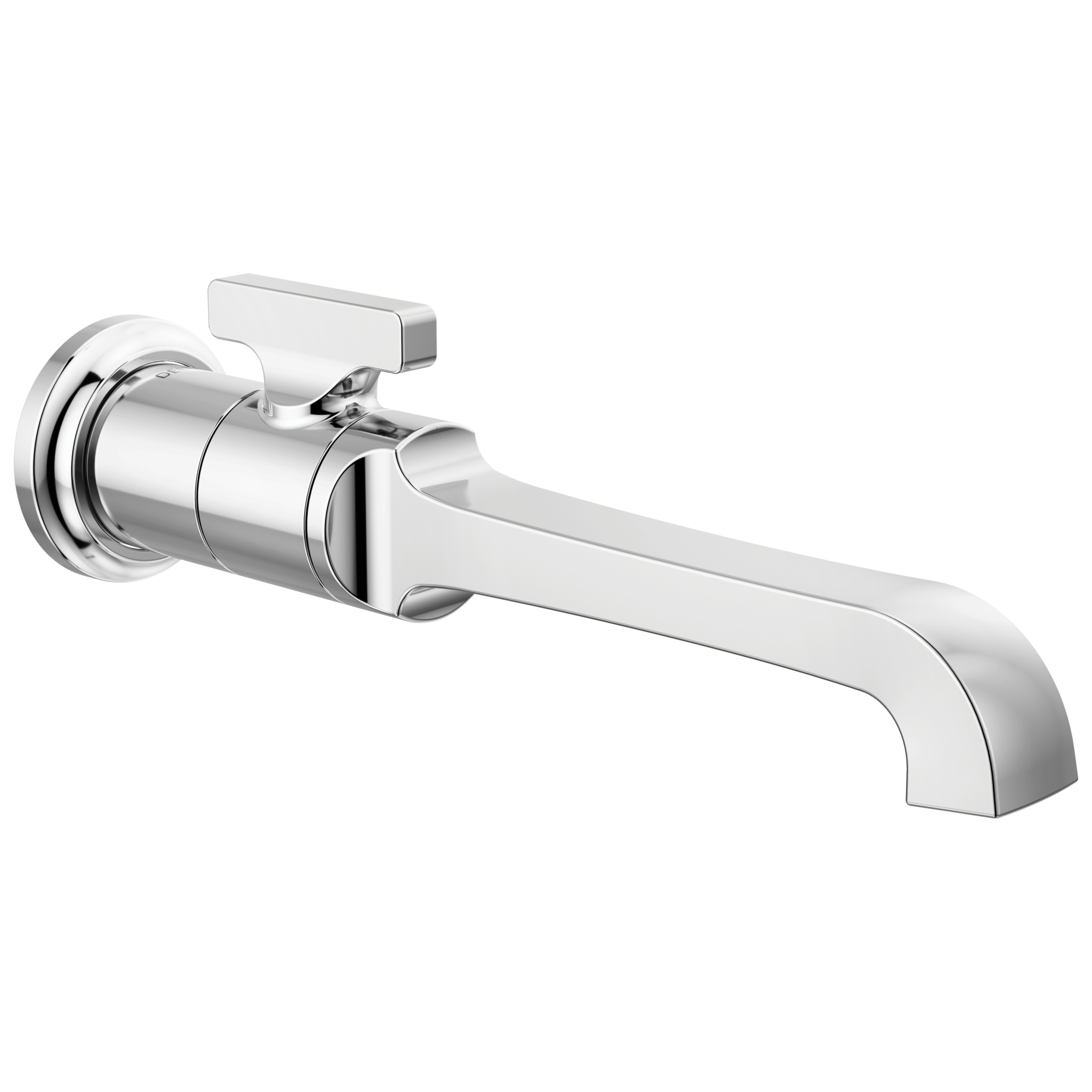 Delta Faucet Tetrae Single Handle Wall Mount Bathroom Faucet Trim - Lumicoat - Chrome