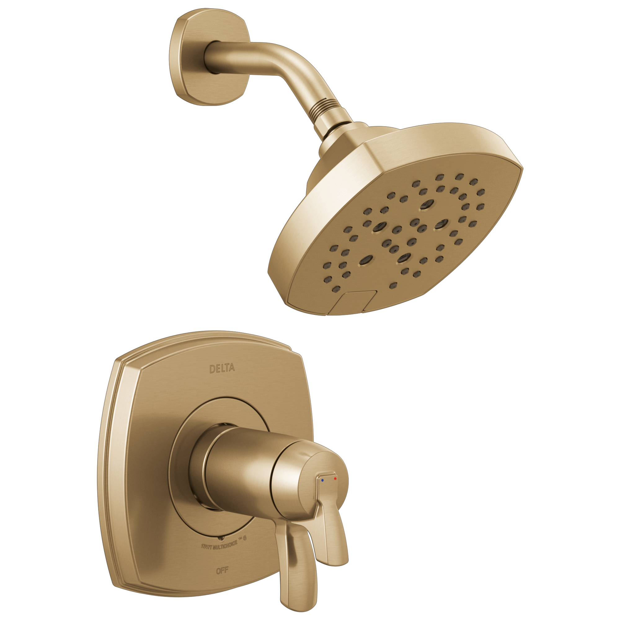 Delta Faucet Stryke 17 Thermostatic Shower Only - Lumicoat Champagne Bronze