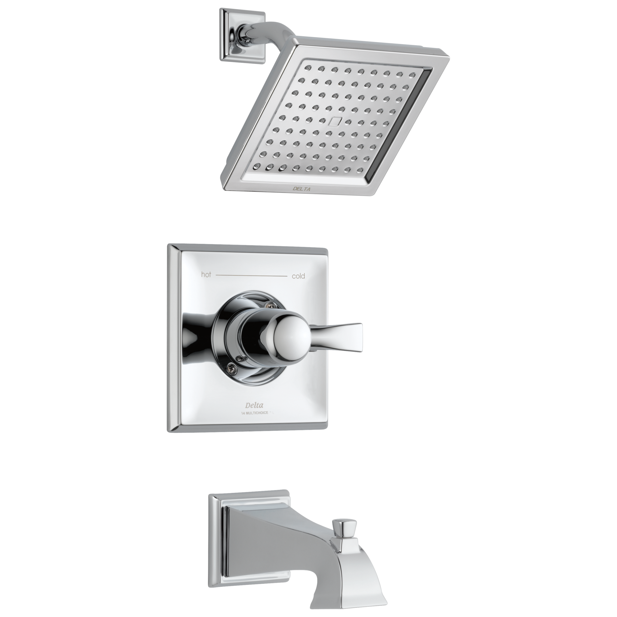Delta Faucet DrydenE Monitor 14 Series Tub & Shower Trim - Chrome