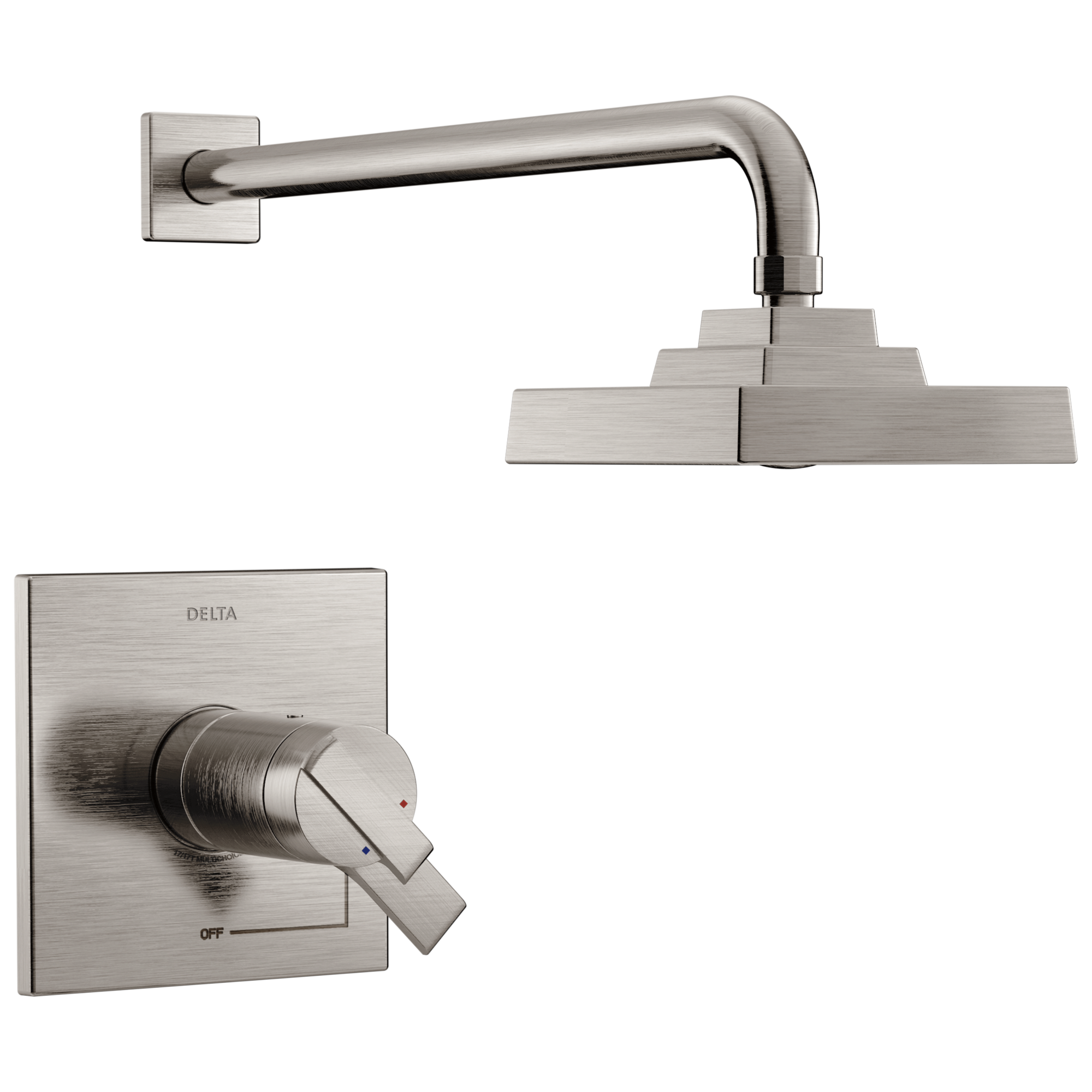 Delta Faucet Ara TempAssure 17T Series H2Okinetic Shower Trim - Stainless
