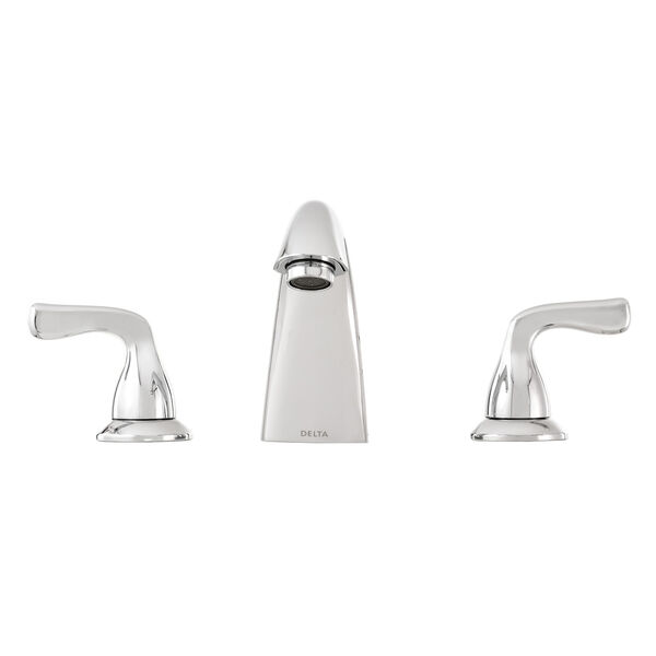 Two Handle Widespread Bathroom Faucet in Chrome B3512LF PPU ECO Delta