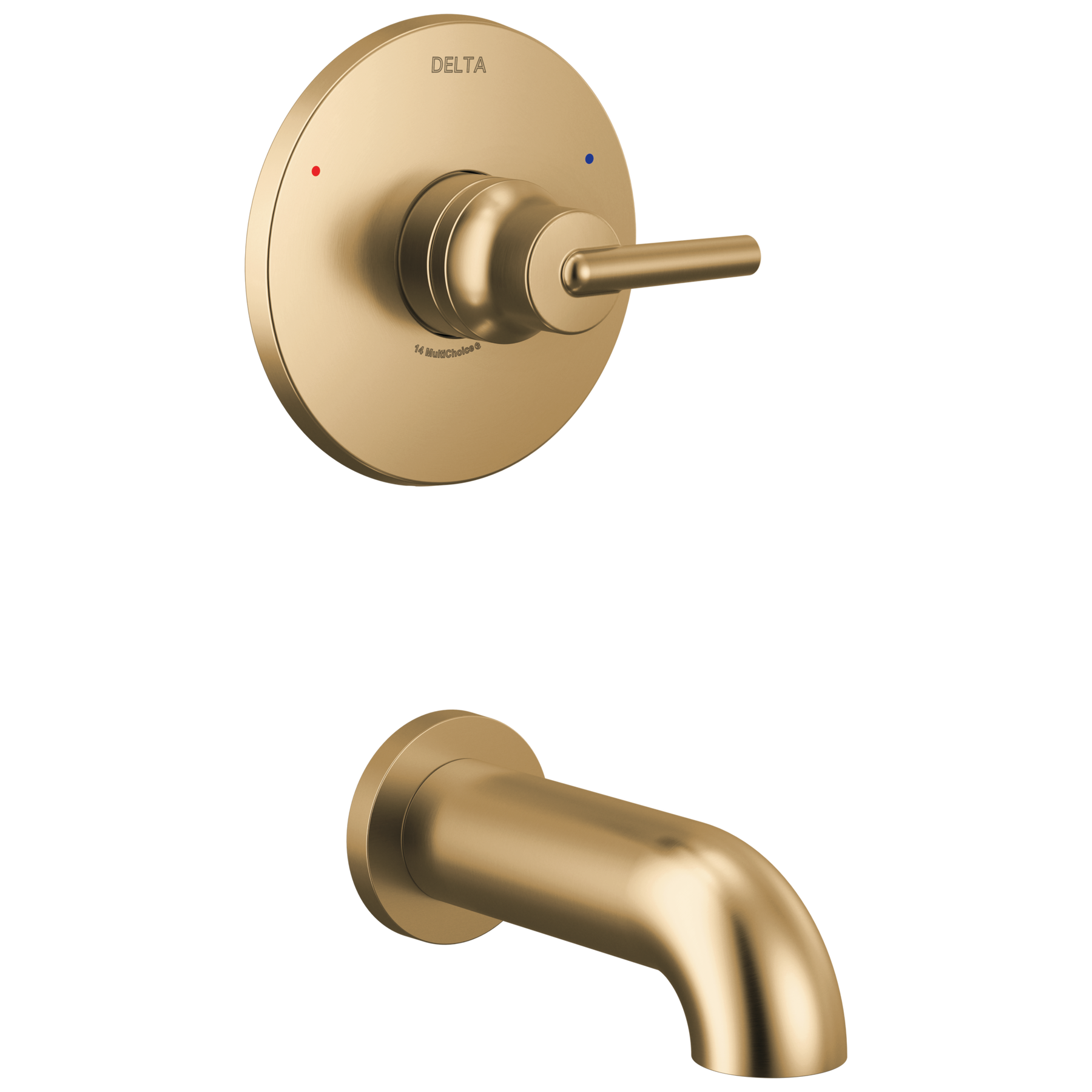 Monitor® 14 Series Tub Trim in Champagne Bronze T14159-CZ | Delta