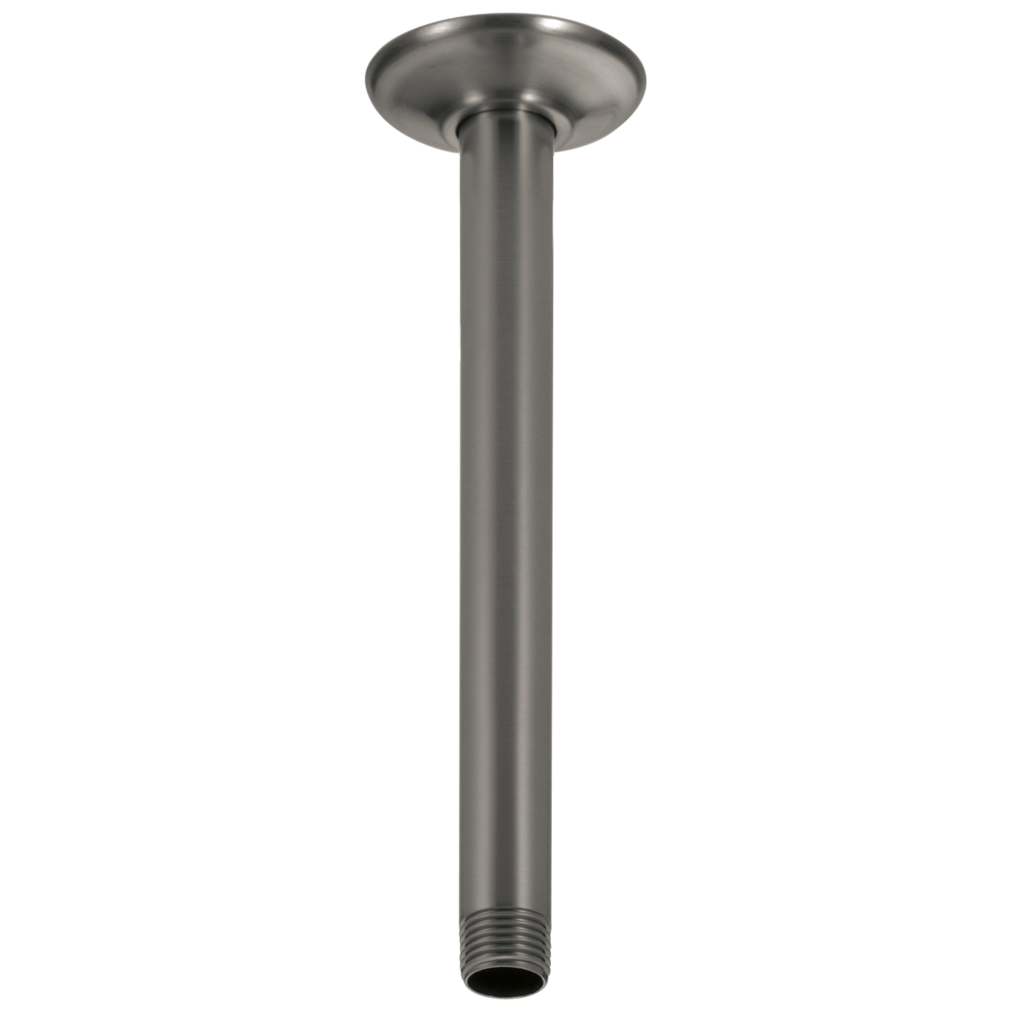 Delta Faucet Universal Showering Components Ceiling Mount Shower Arm & Flange - Black Stainless