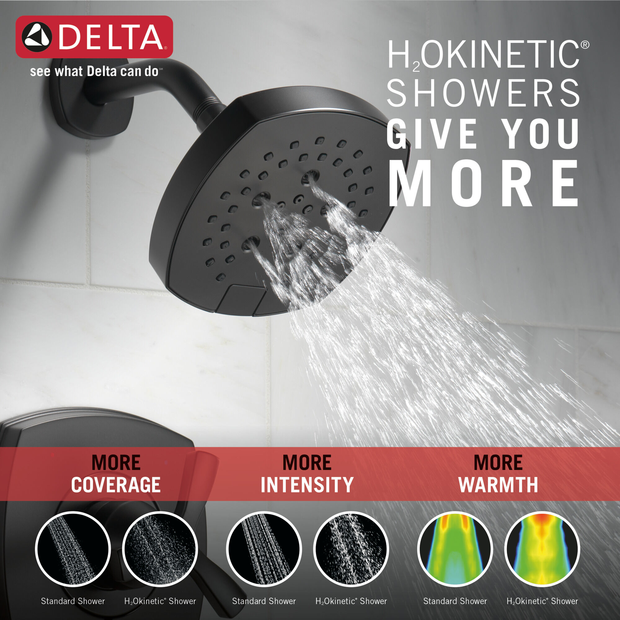 14 Series Tub and Shower (Recertified) in Matte Black T144766-BL-R