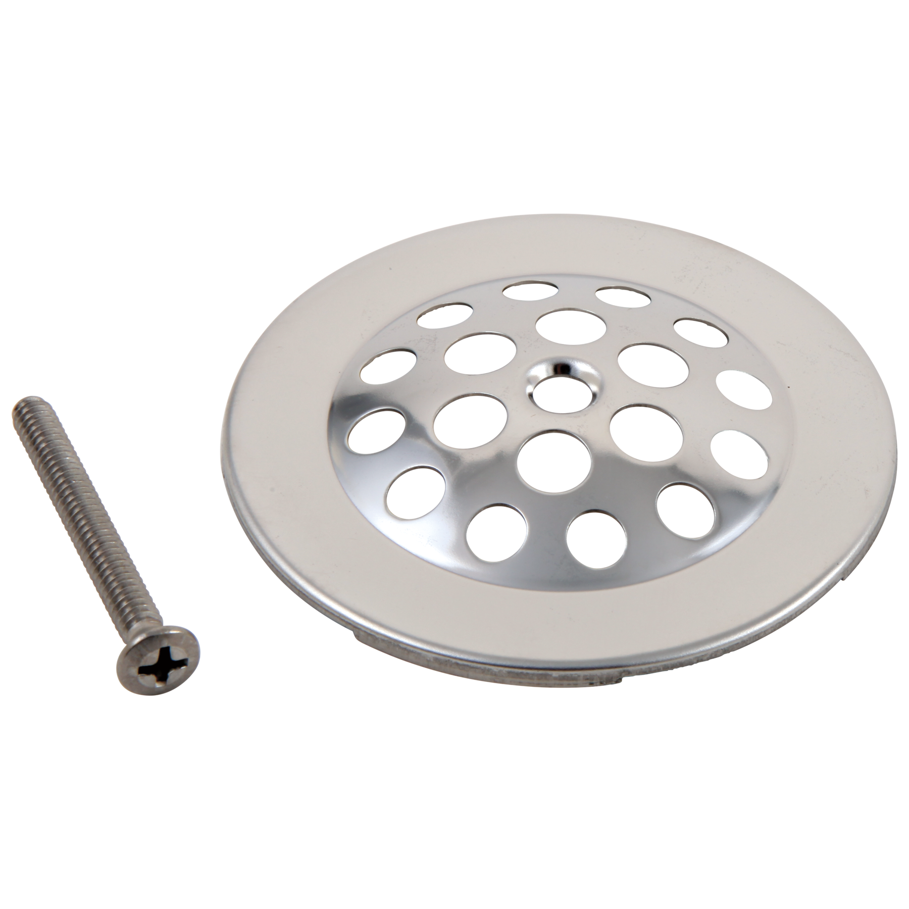 Dome Strainer w/ Screw in Chrome RP7430