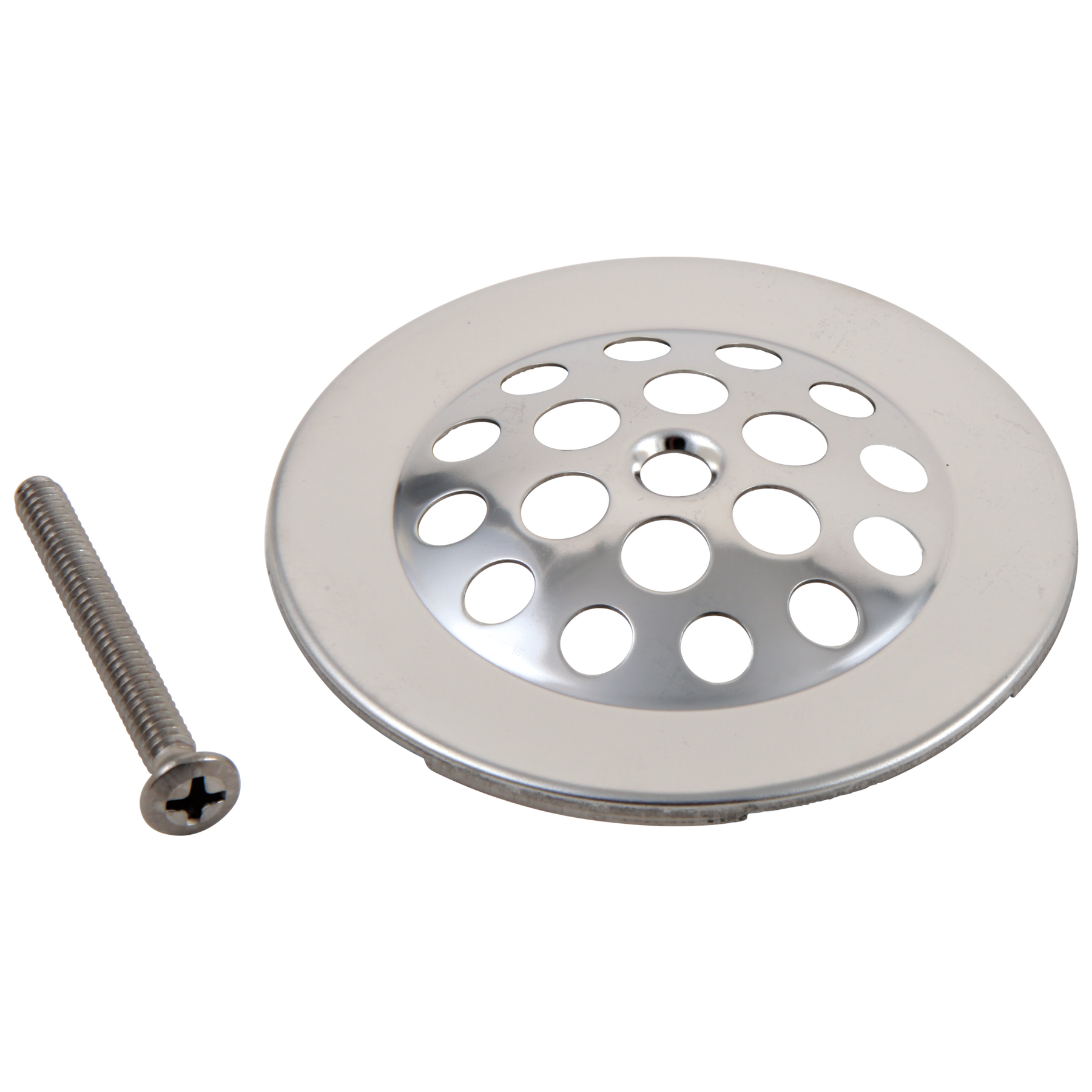 Dome Strainer w/ Screw in Chrome RP7430